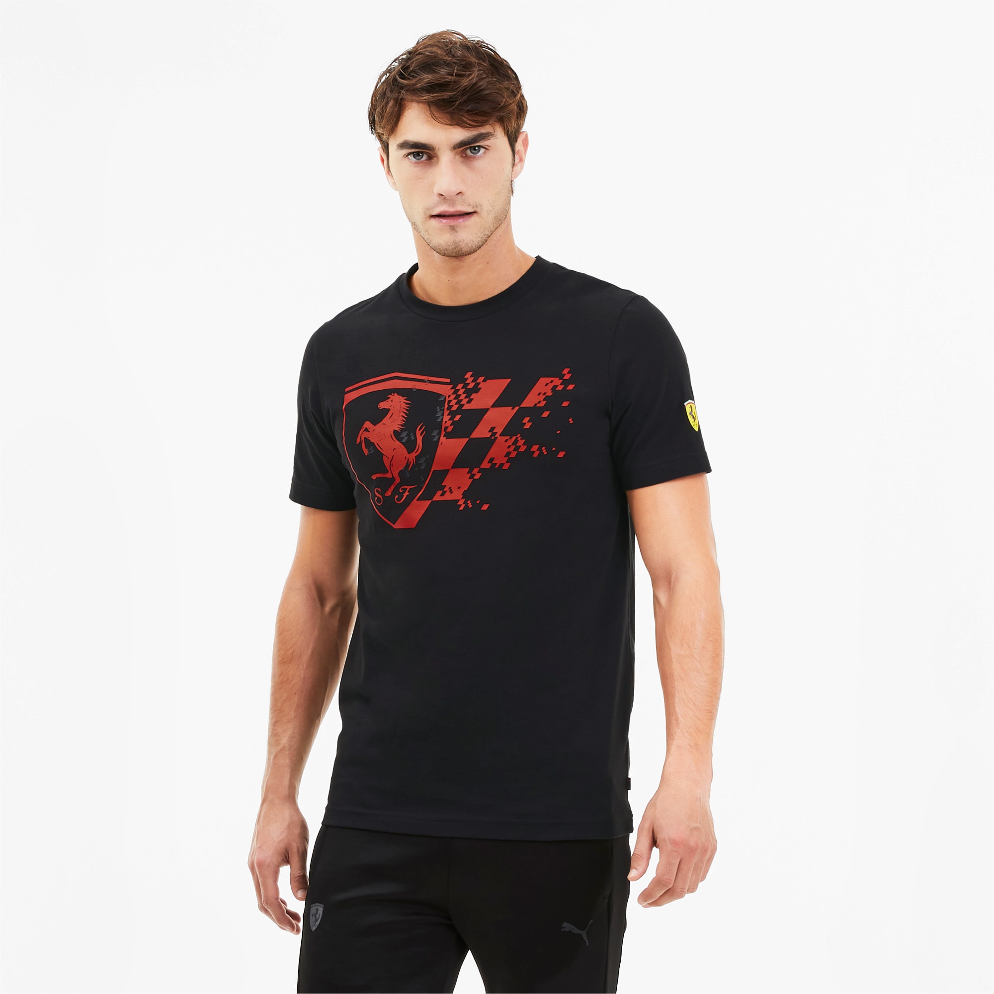 Scuderia Ferrari Men S Big Shield Tee Puma Us