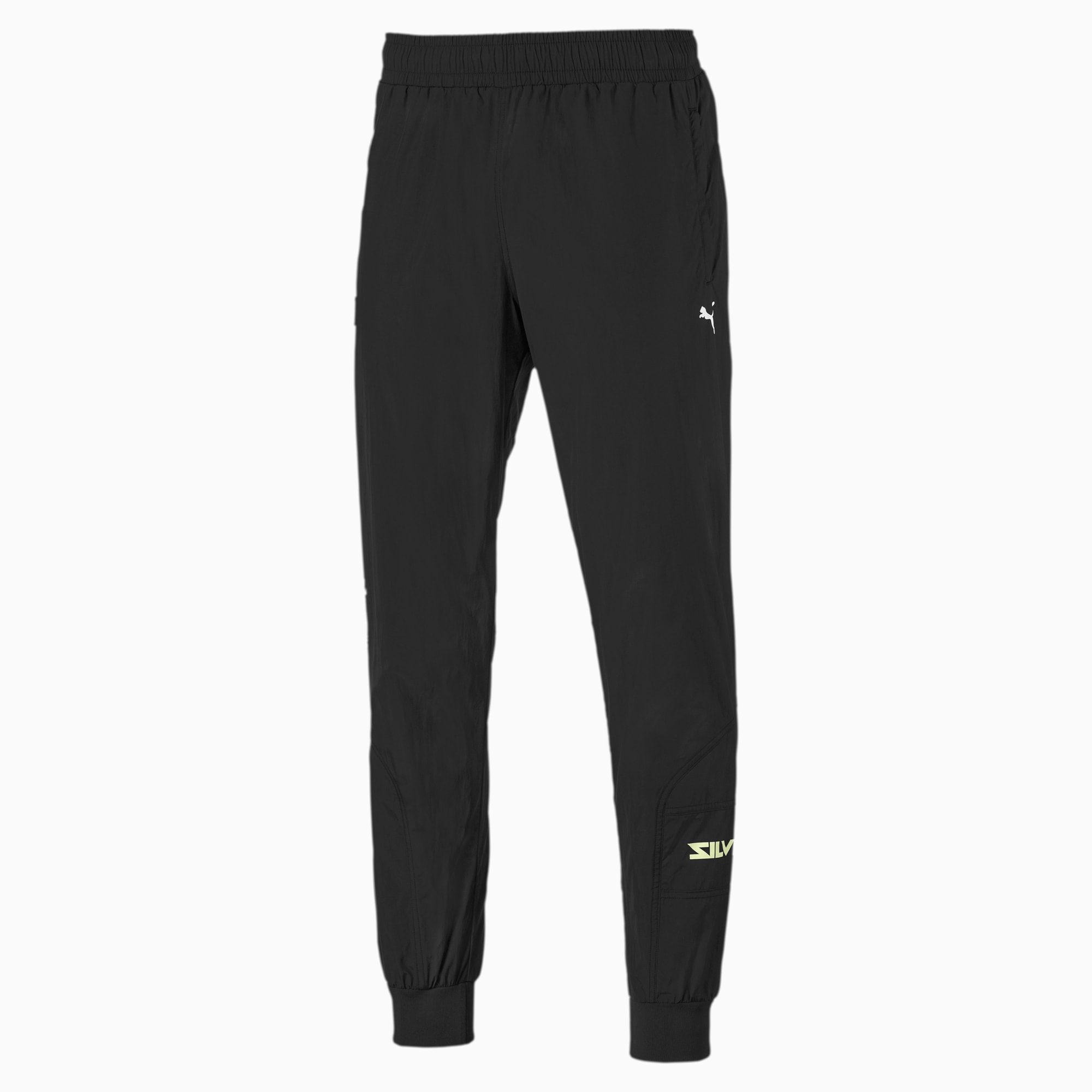 black and green sweatpants