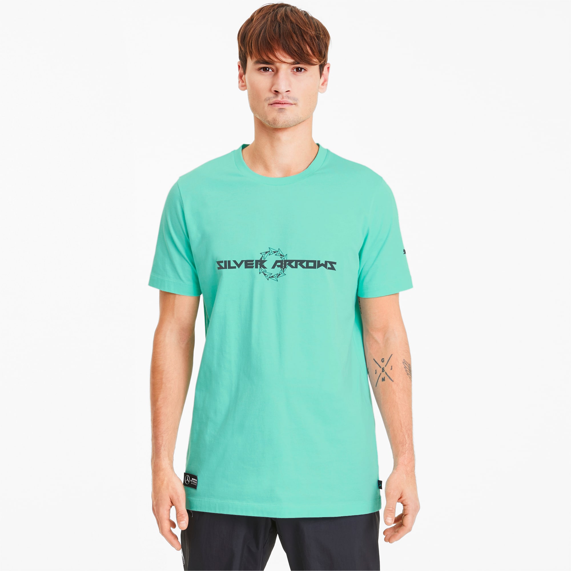 green puma tshirt