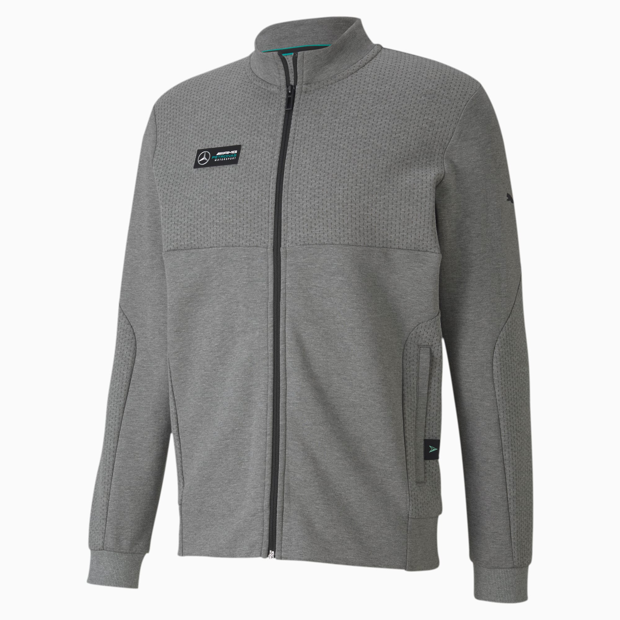 puma grey sweat jackets