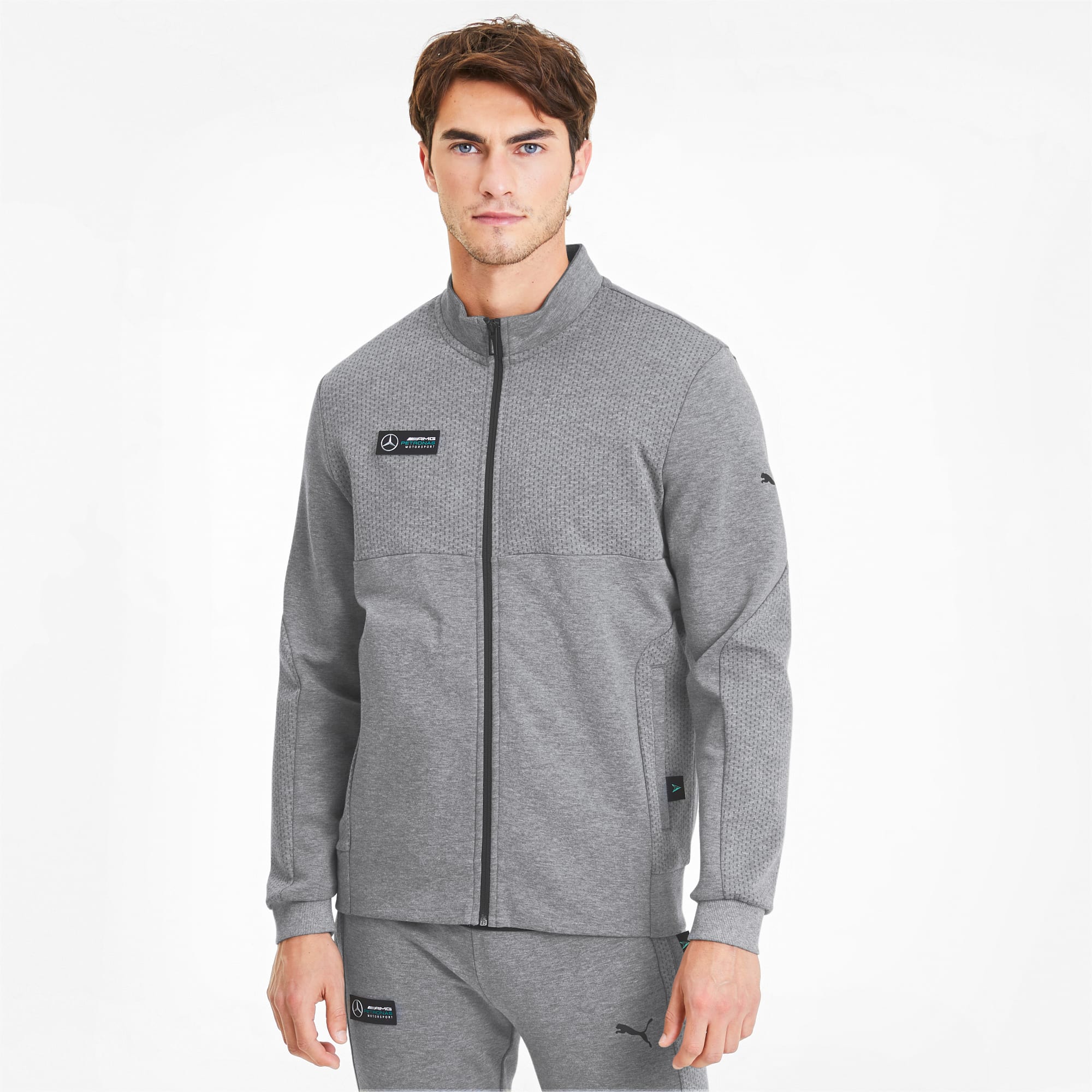 Mercedes Amg Petronas Men S Sweat Jacket Puma Us