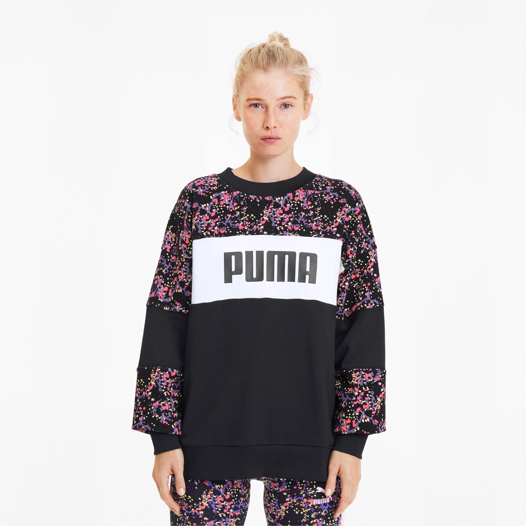 crew neck sweater with collared shirt womens