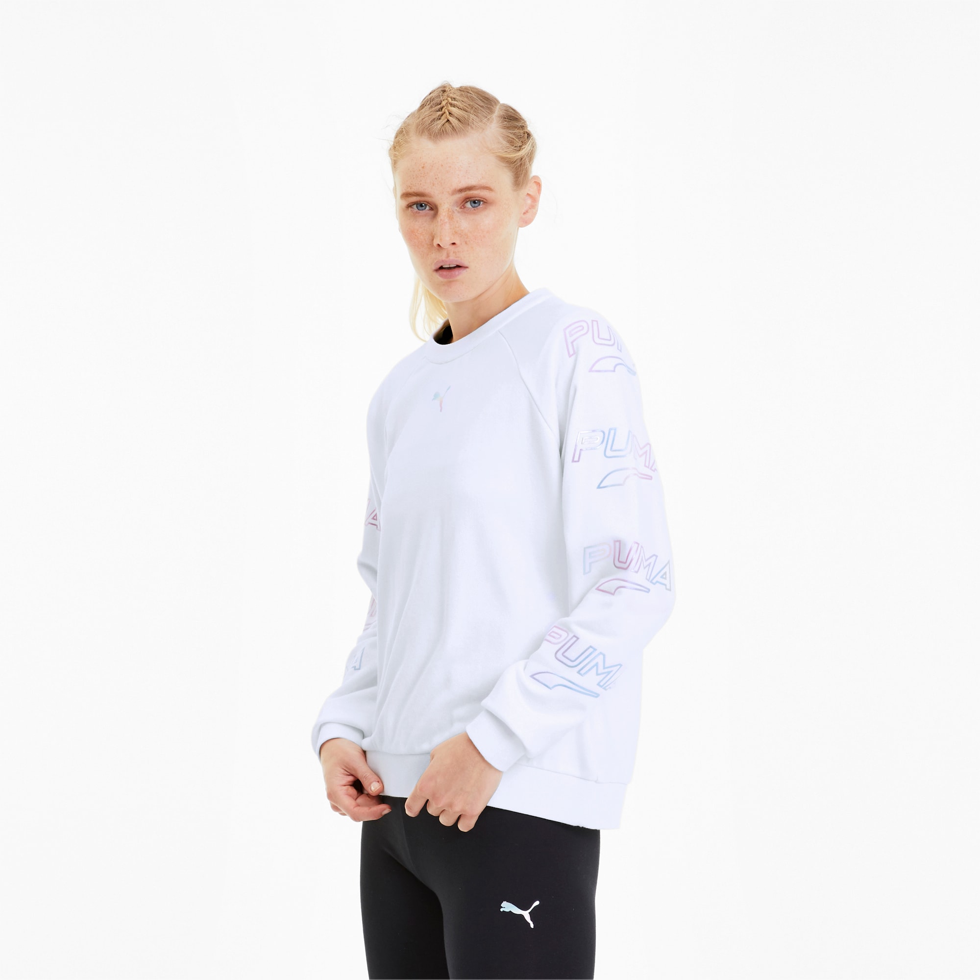 puma white sweater
