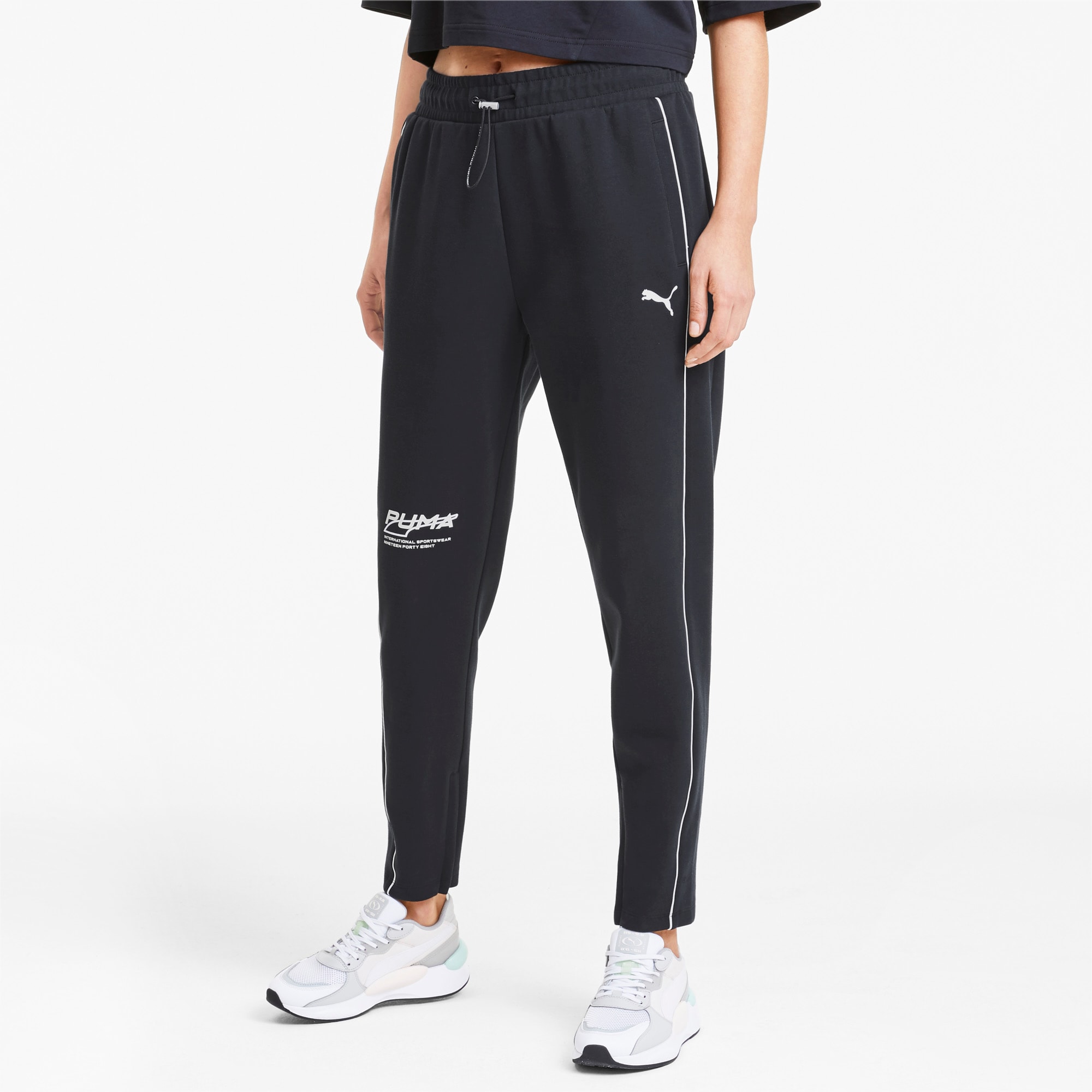 black puma sweatpants