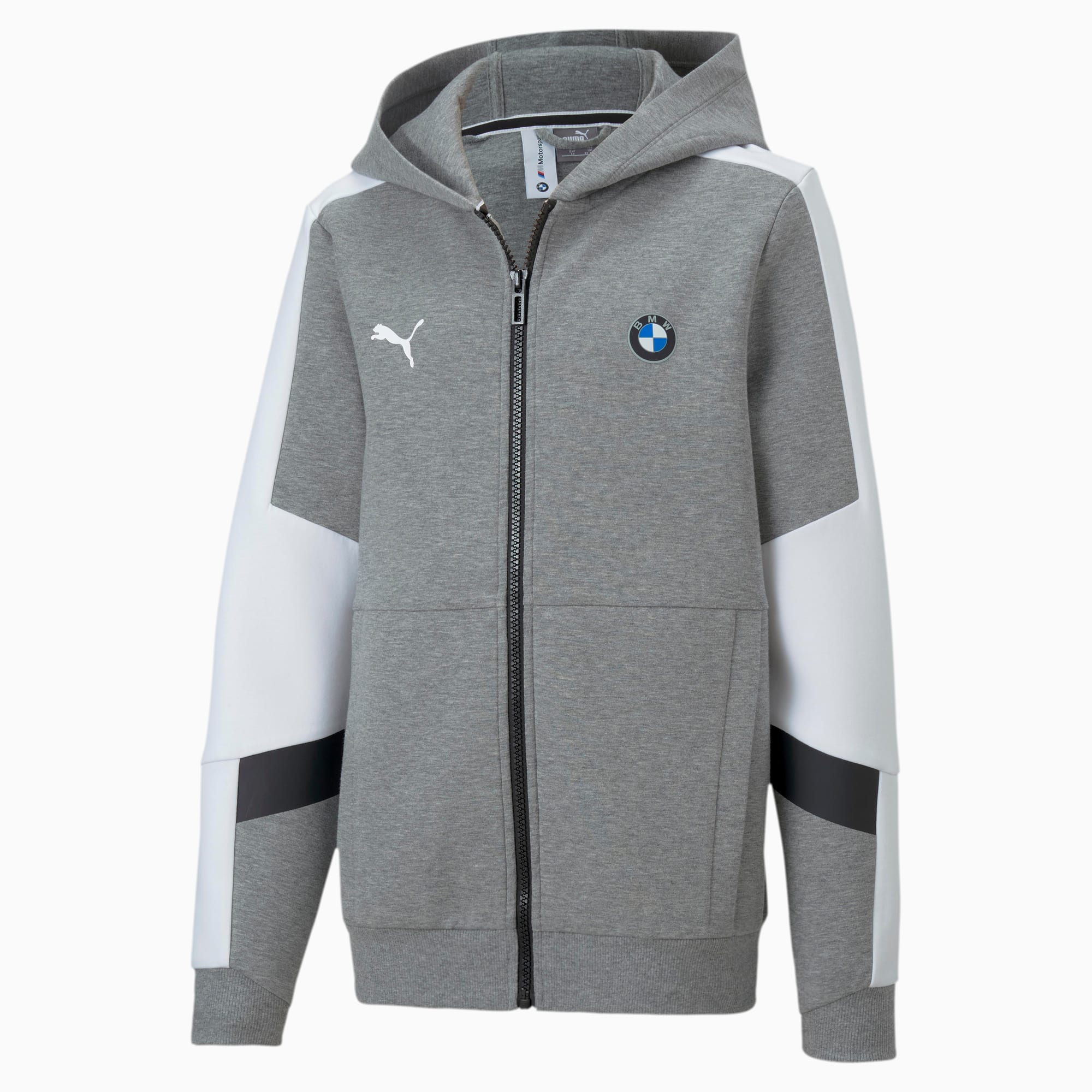 puma bmw hoodie grey