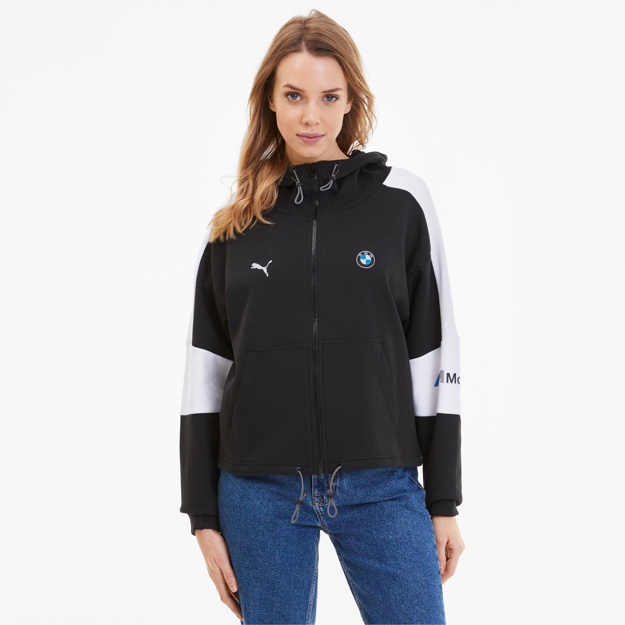 BMW M Motorsport Women s Hooded Sweat Jacket PUMA