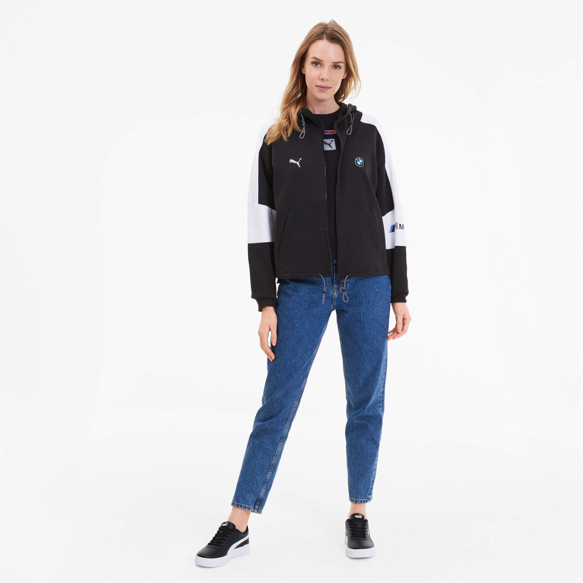 puma bmw ms hooded sweat jacket