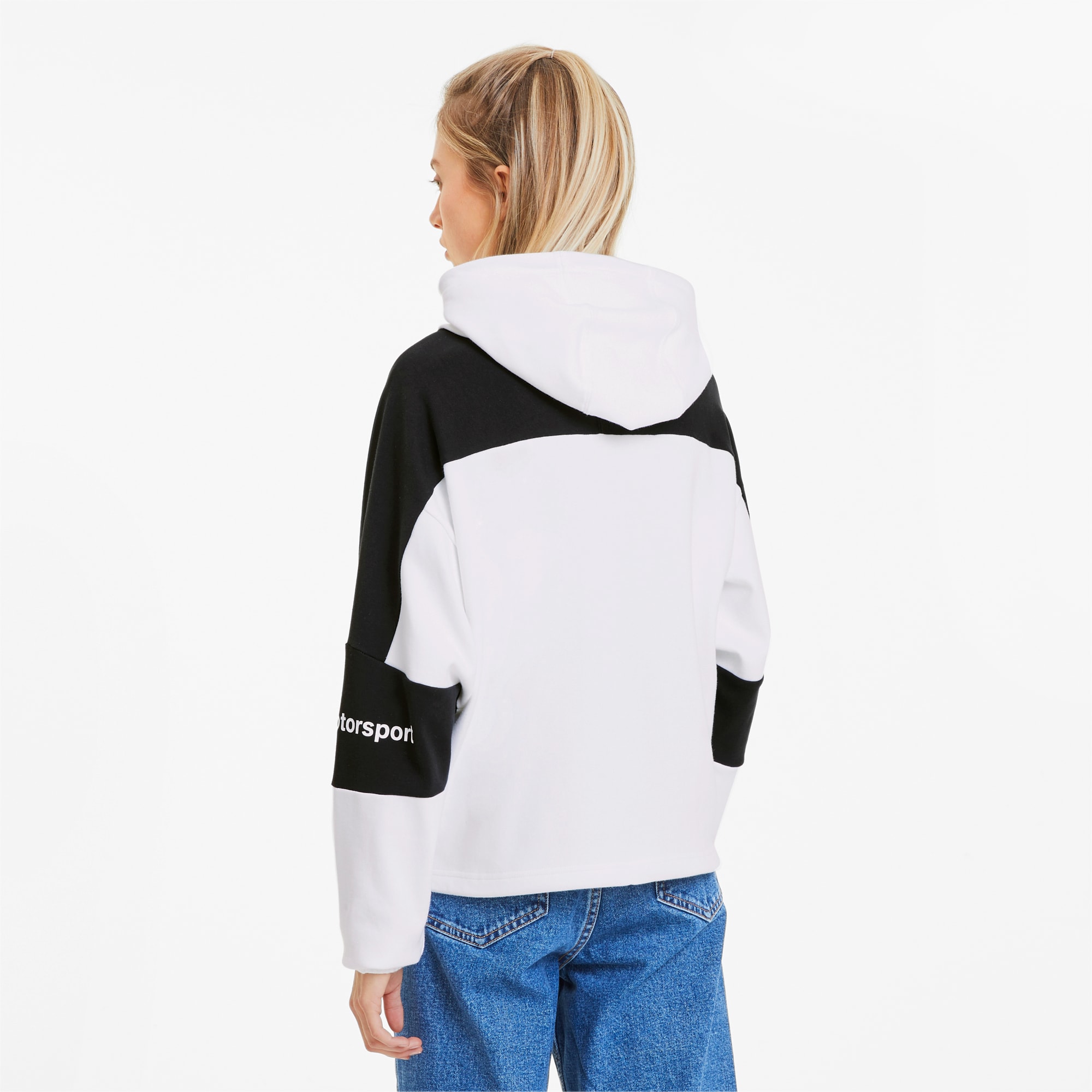 PUMA BMW M Motorsport Damen Sweatjacke mit Kapuze