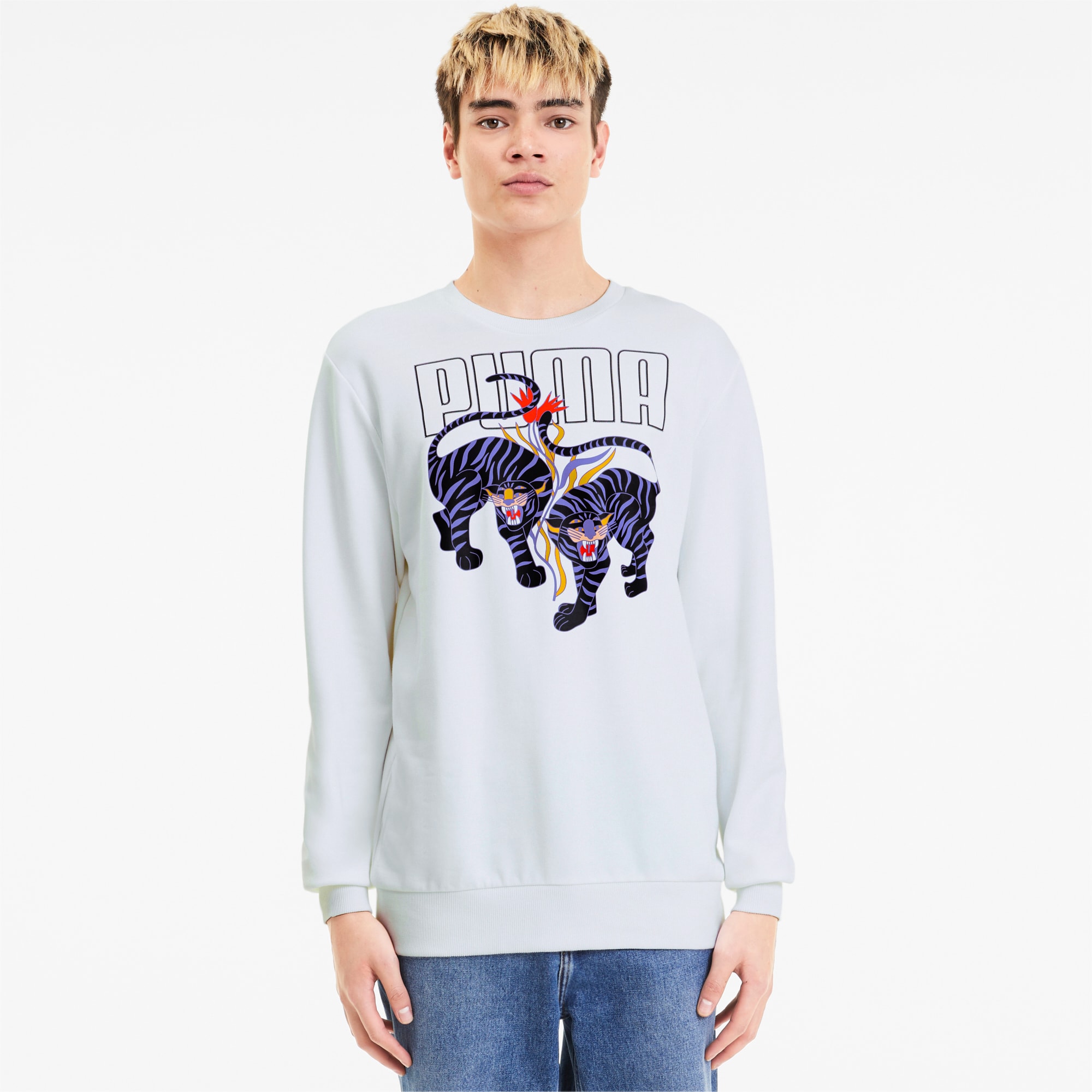 puma crew neck sweatshirt