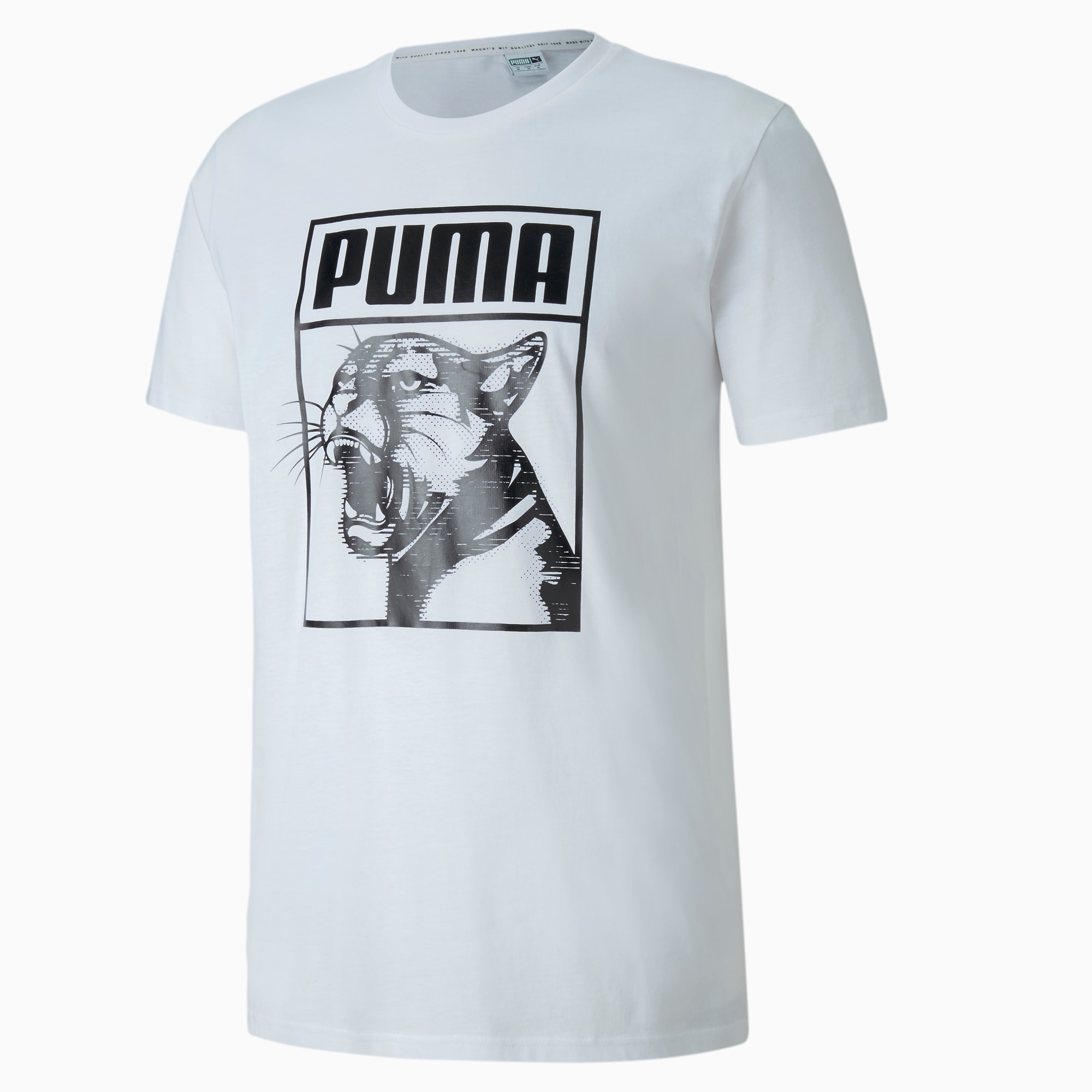 puma graphic box logo tee