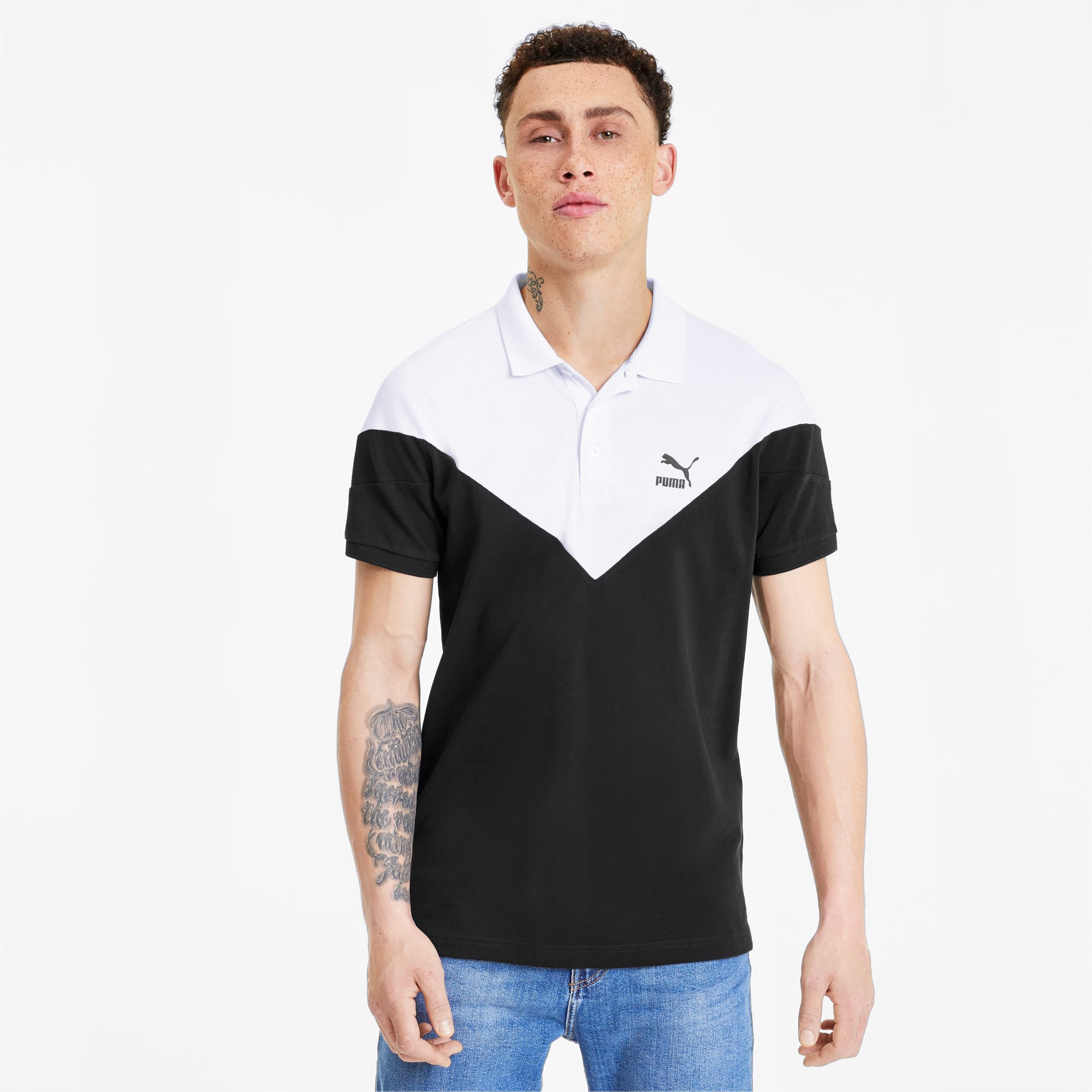 mens slim polo