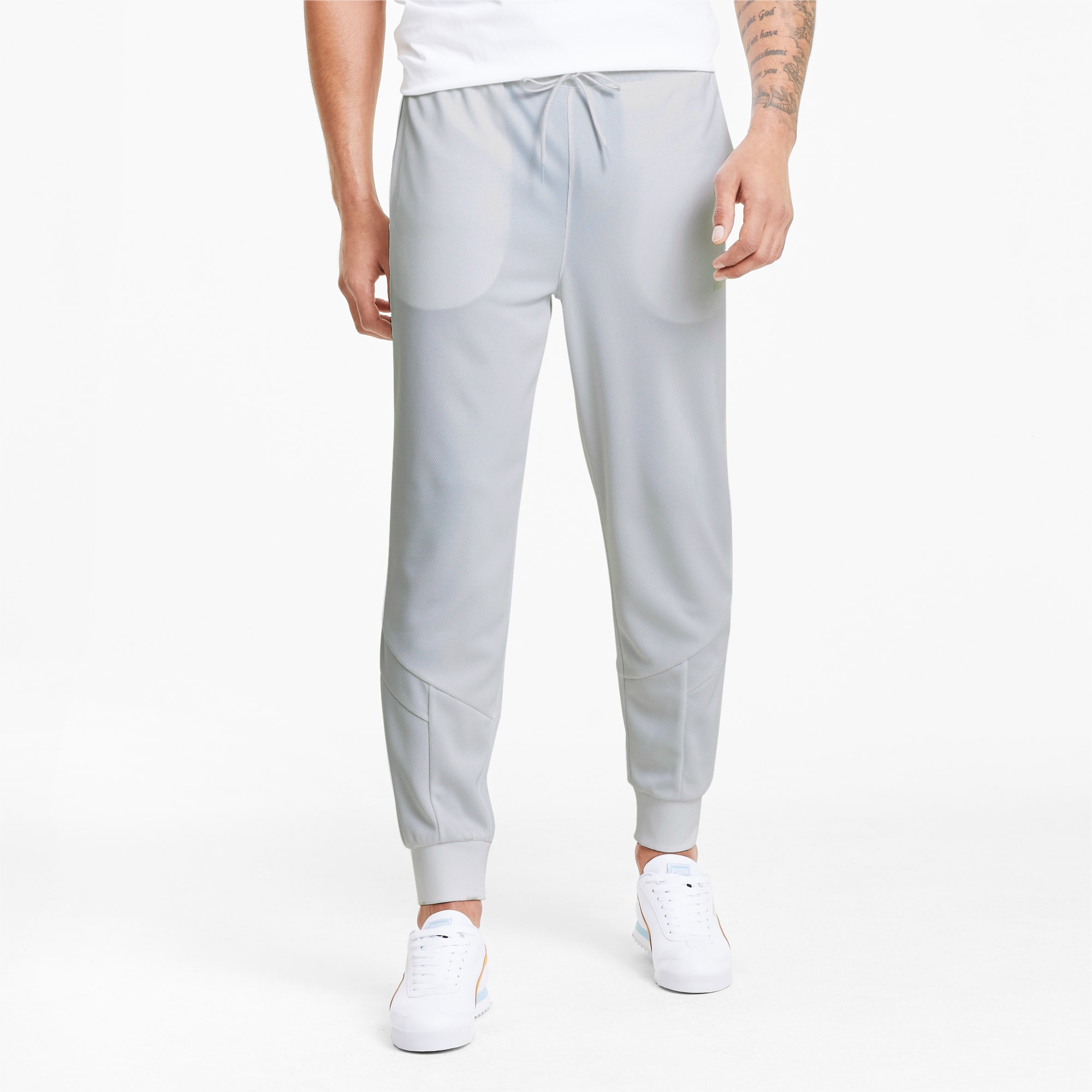 puma white track pants