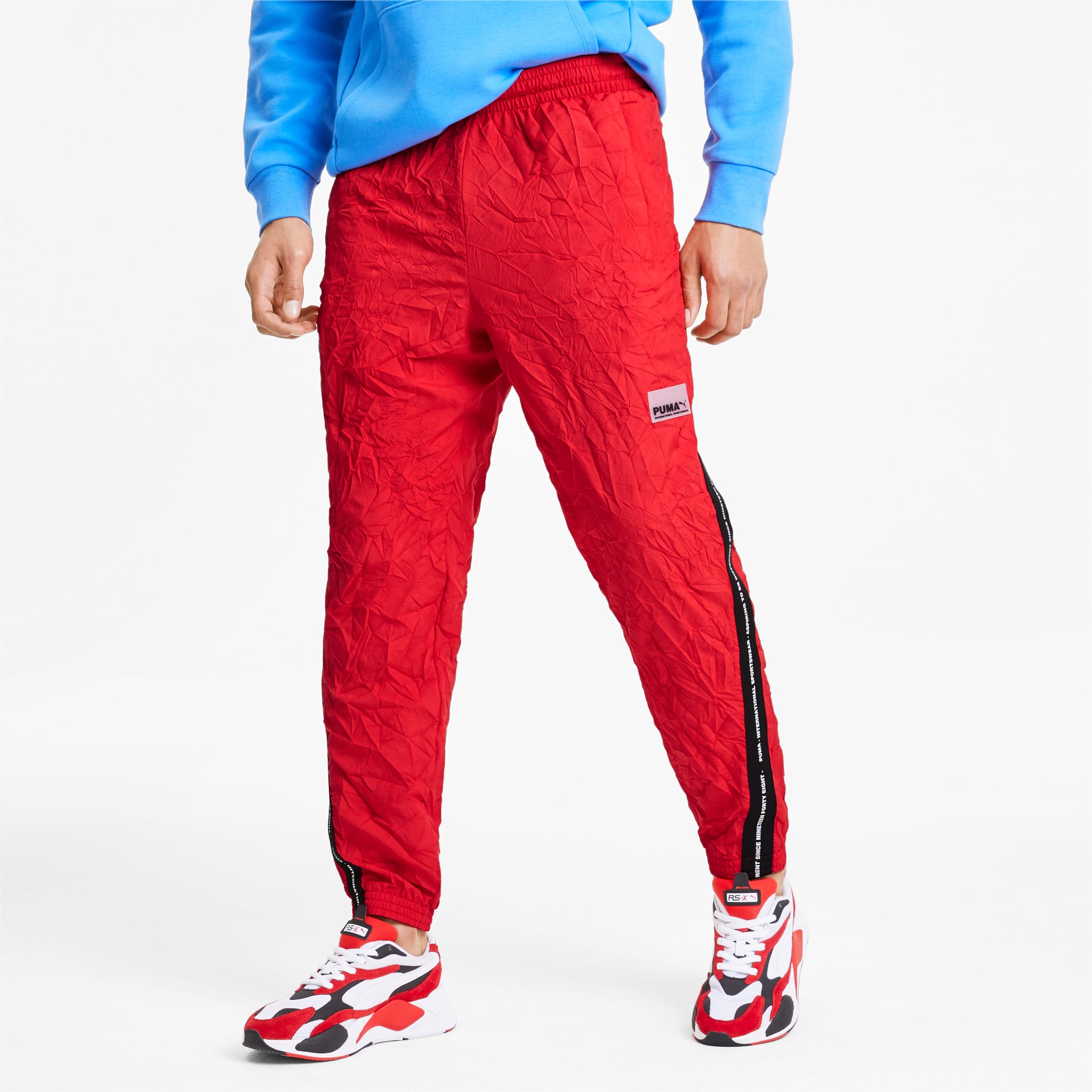 men's red sweatpants