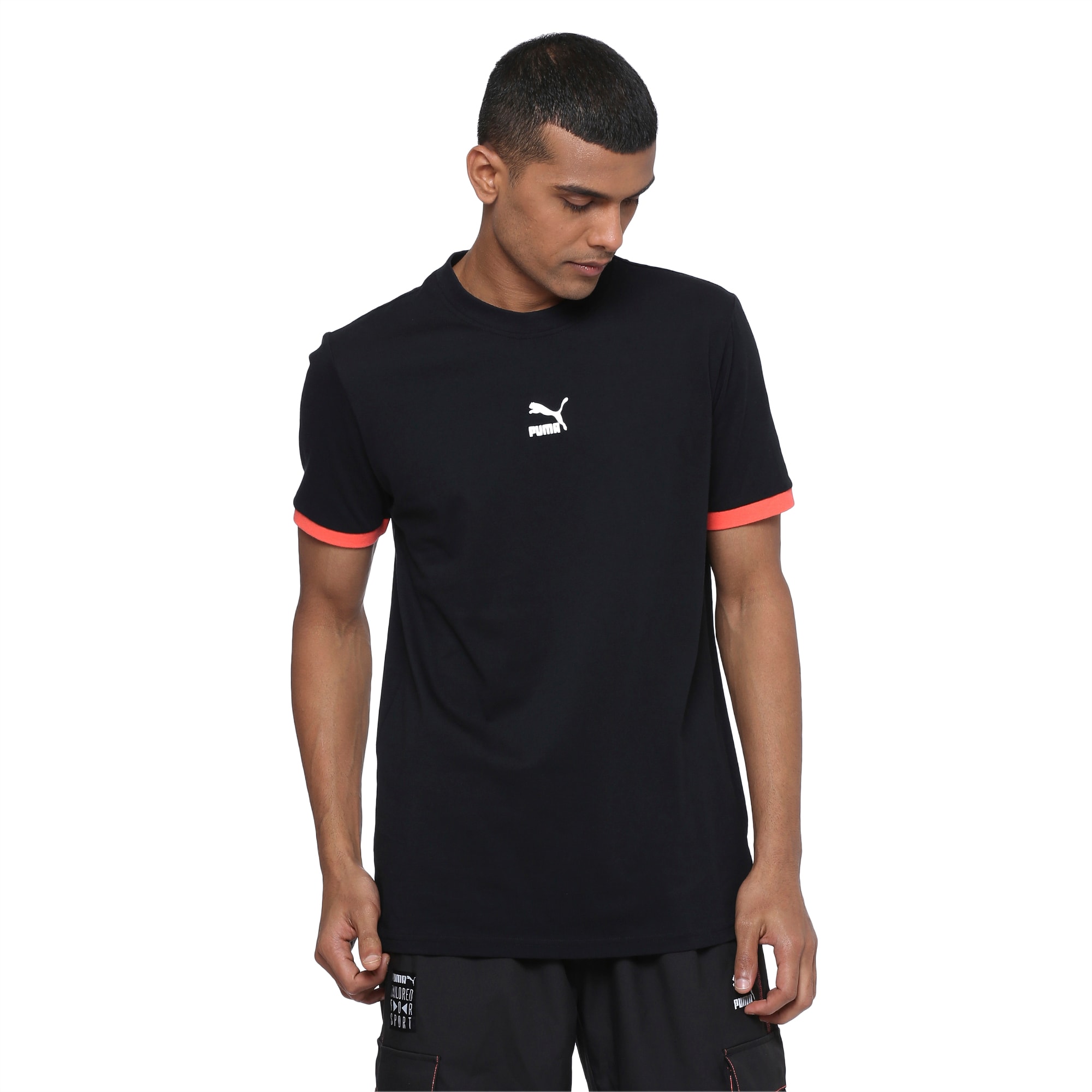 coral puma shirt