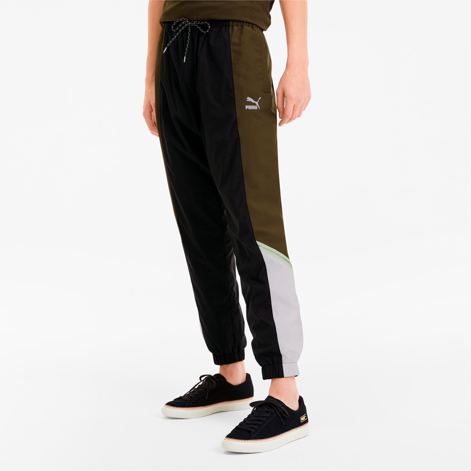 DOWNTOWN Woven Pants Men, PUMA Black, PUMA Shop All Puma