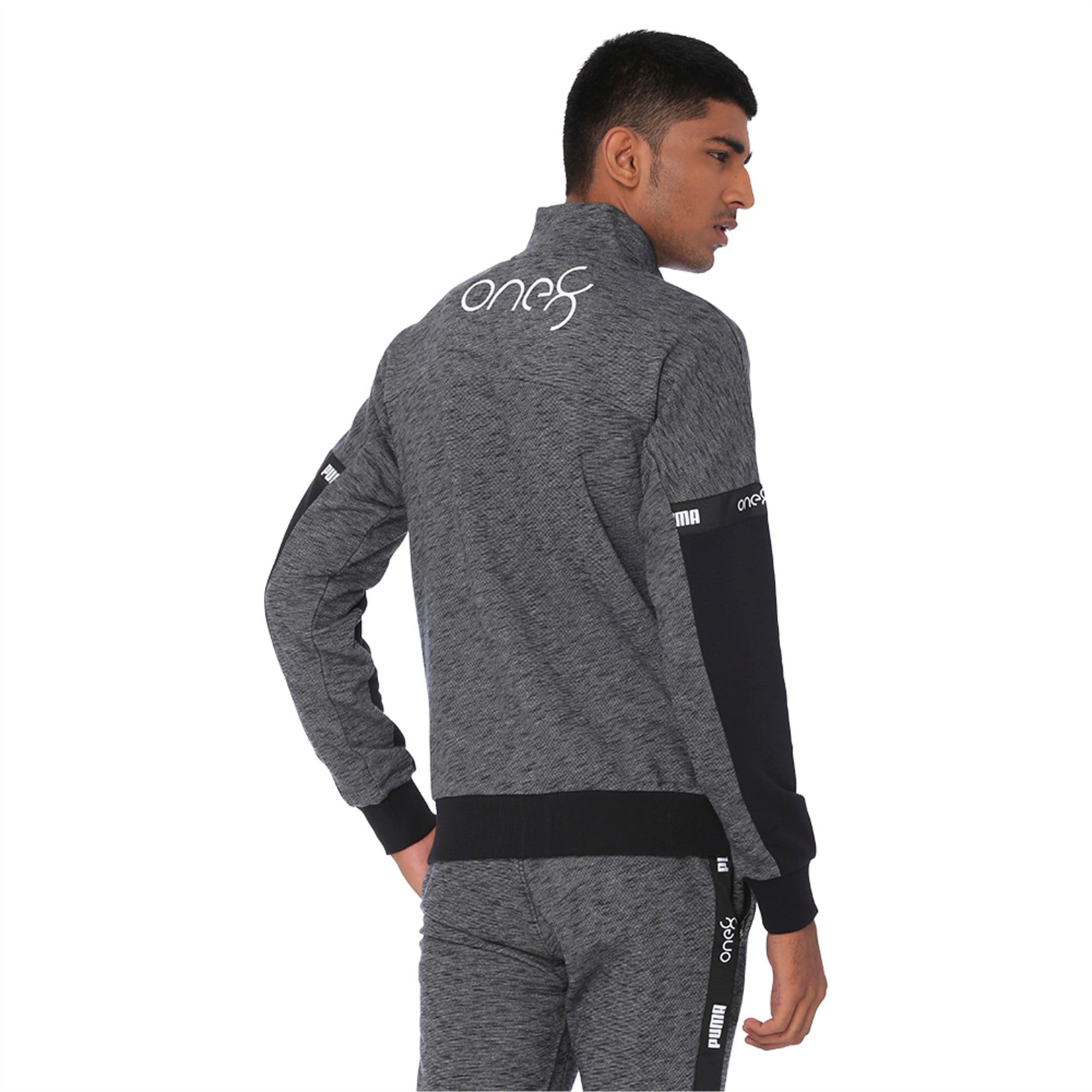 puma one8 black jacket