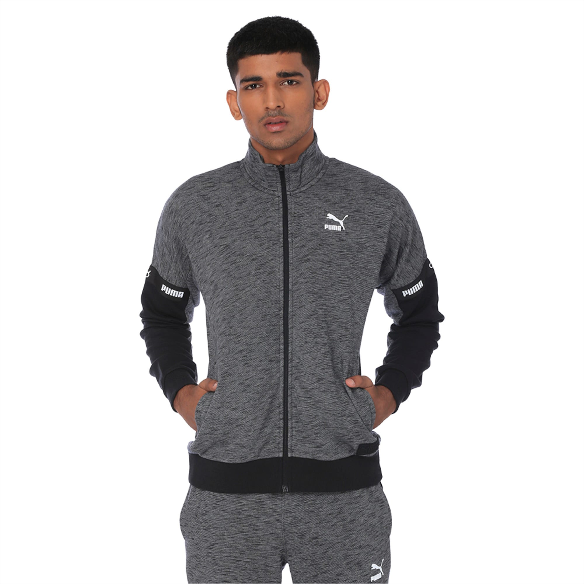 puma one8 black jacket