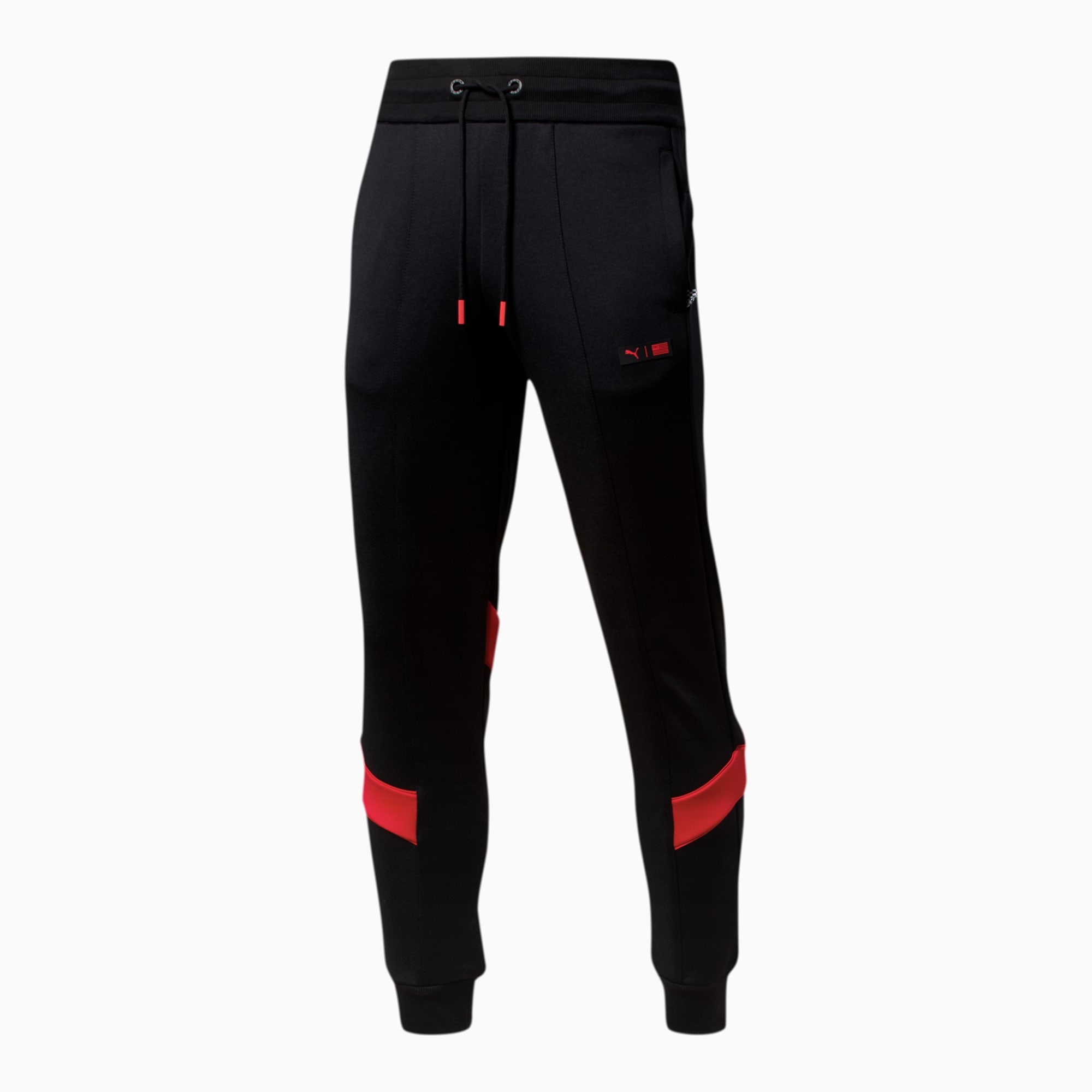 black and red puma tracksuit nipsey hussle