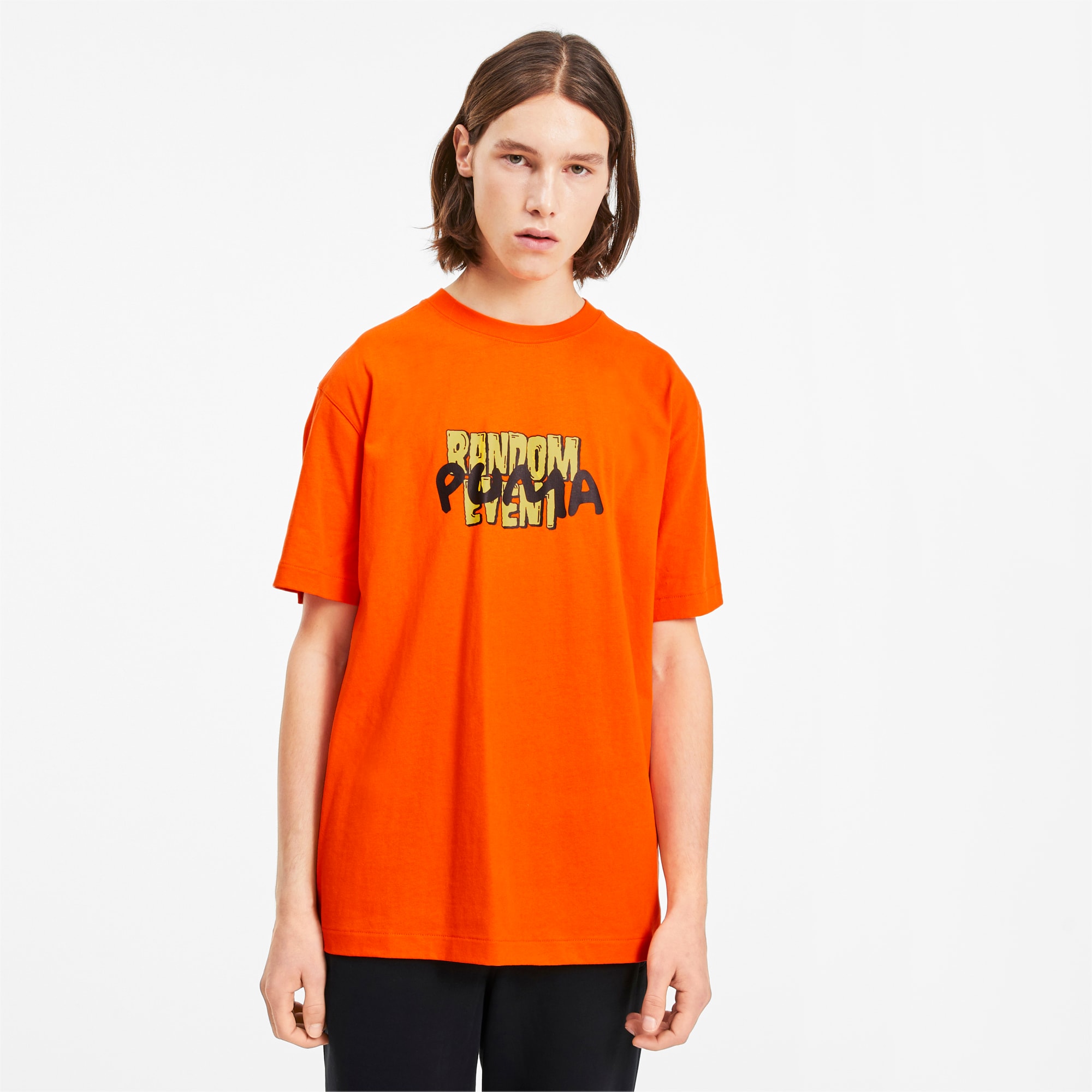 puma orange t shirt