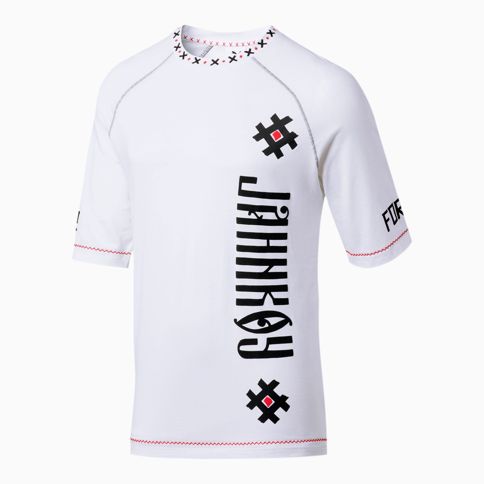 puma white tee