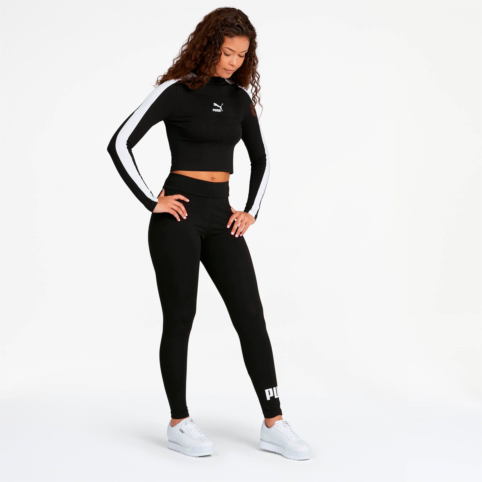 Puma cropped long sleeve cheap