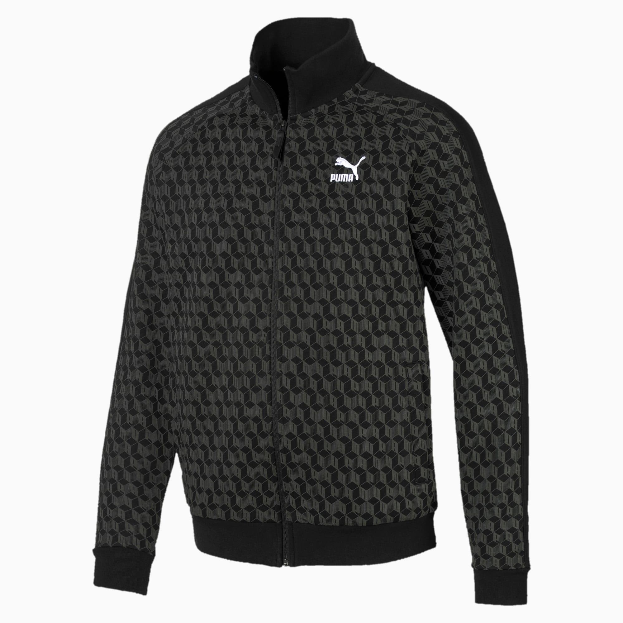 Luxe Track Jacket AOP | Cotton Black 