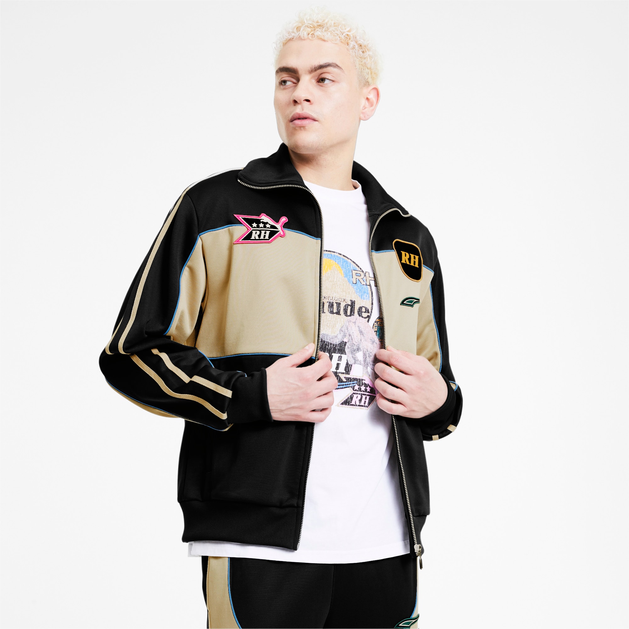 puma track jacket black