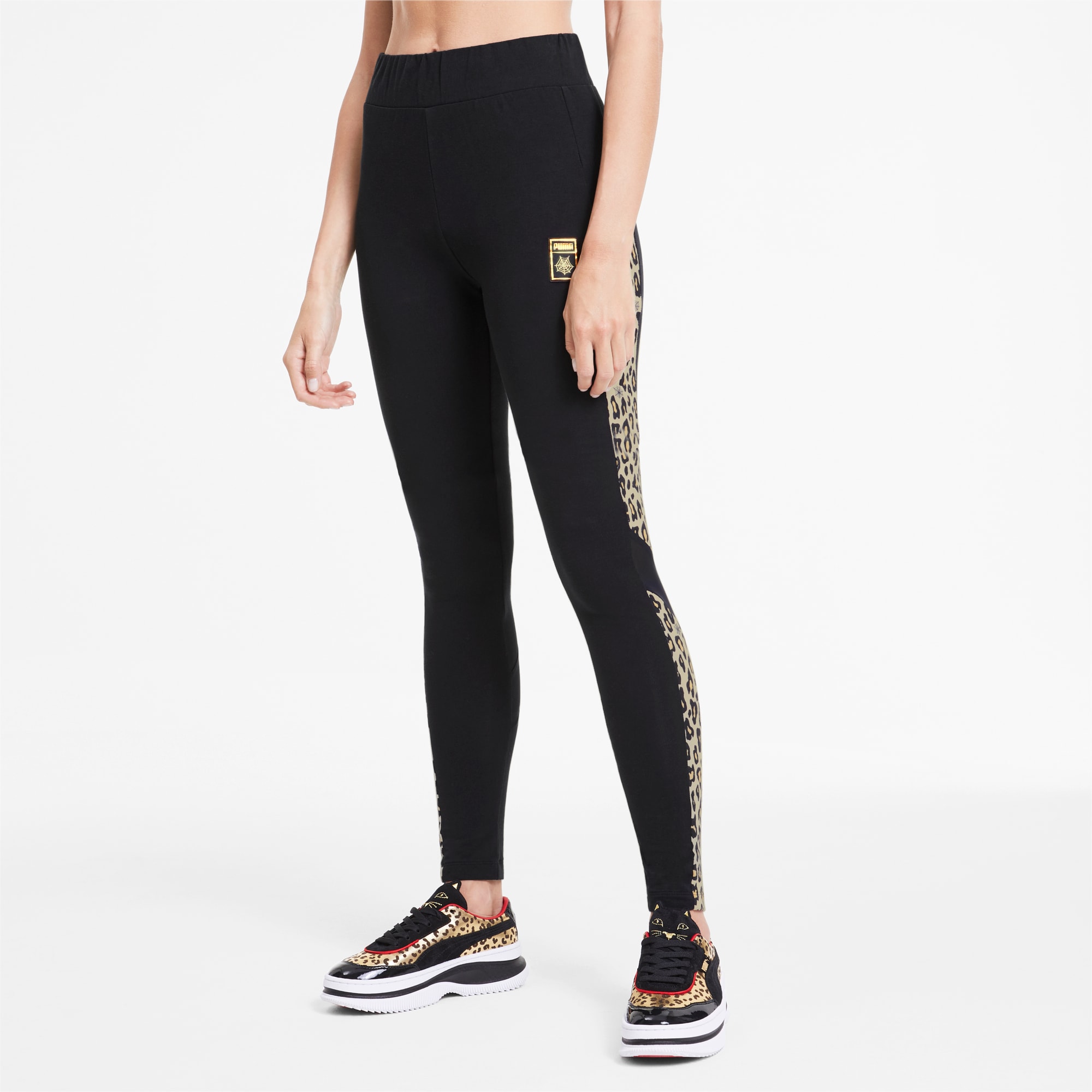 puma leopard print leggings