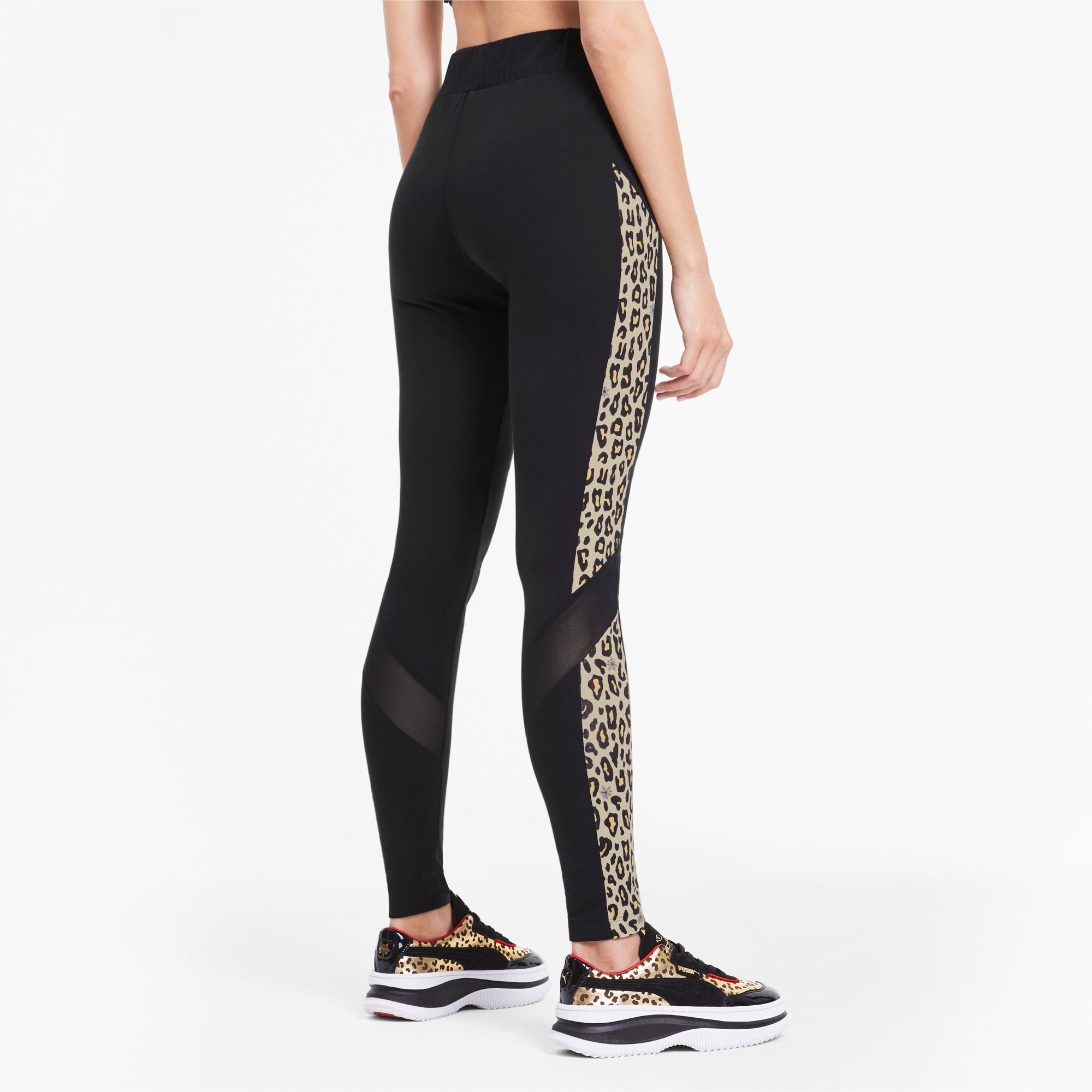 puma cheetah print leggings