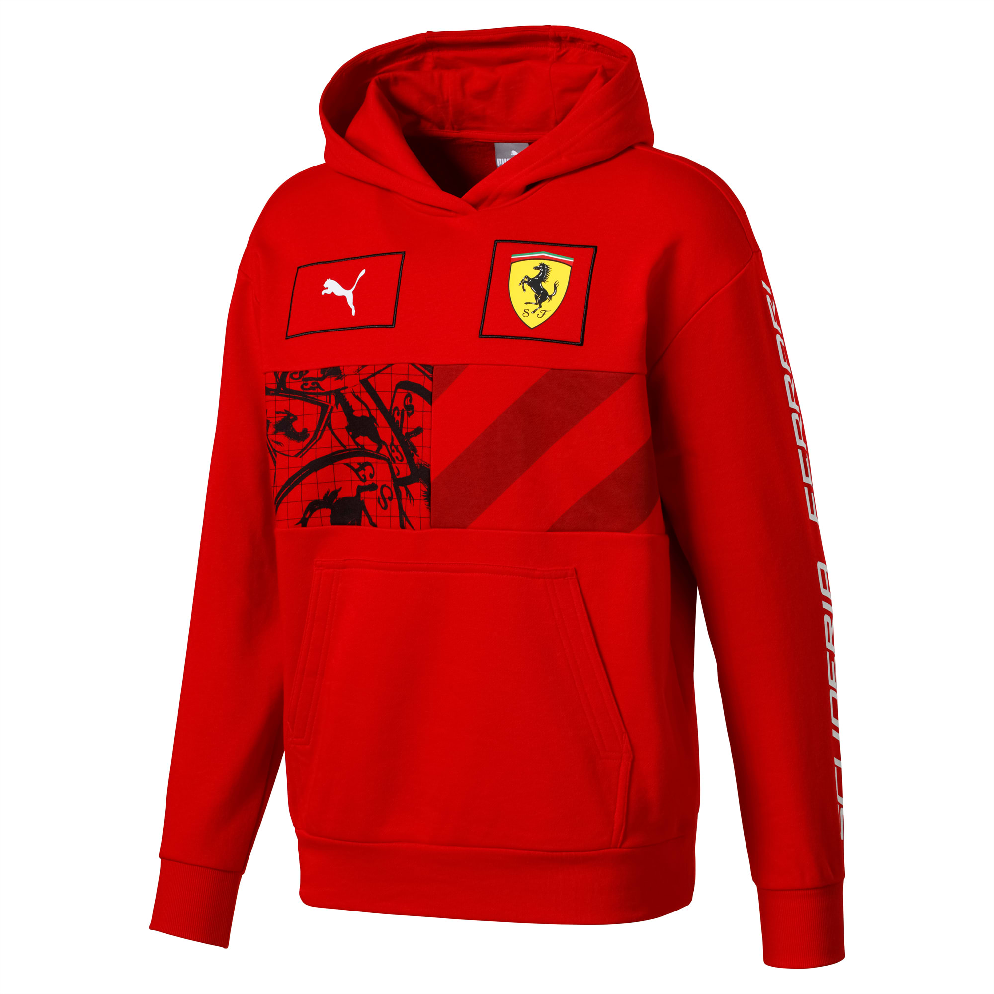Puma red hoodies clearance