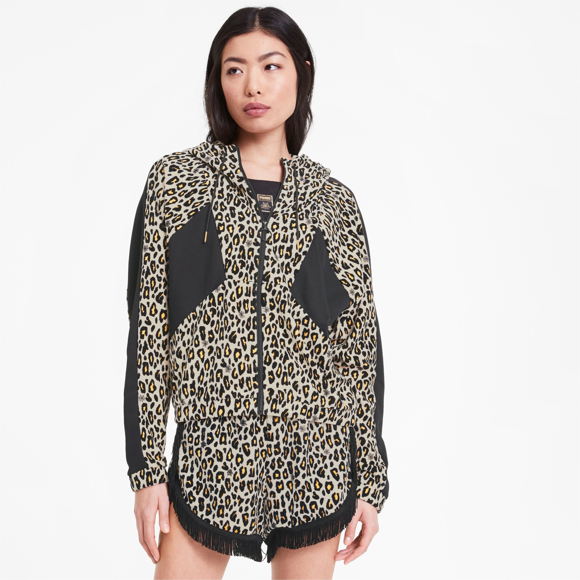 puma leopard print jacket