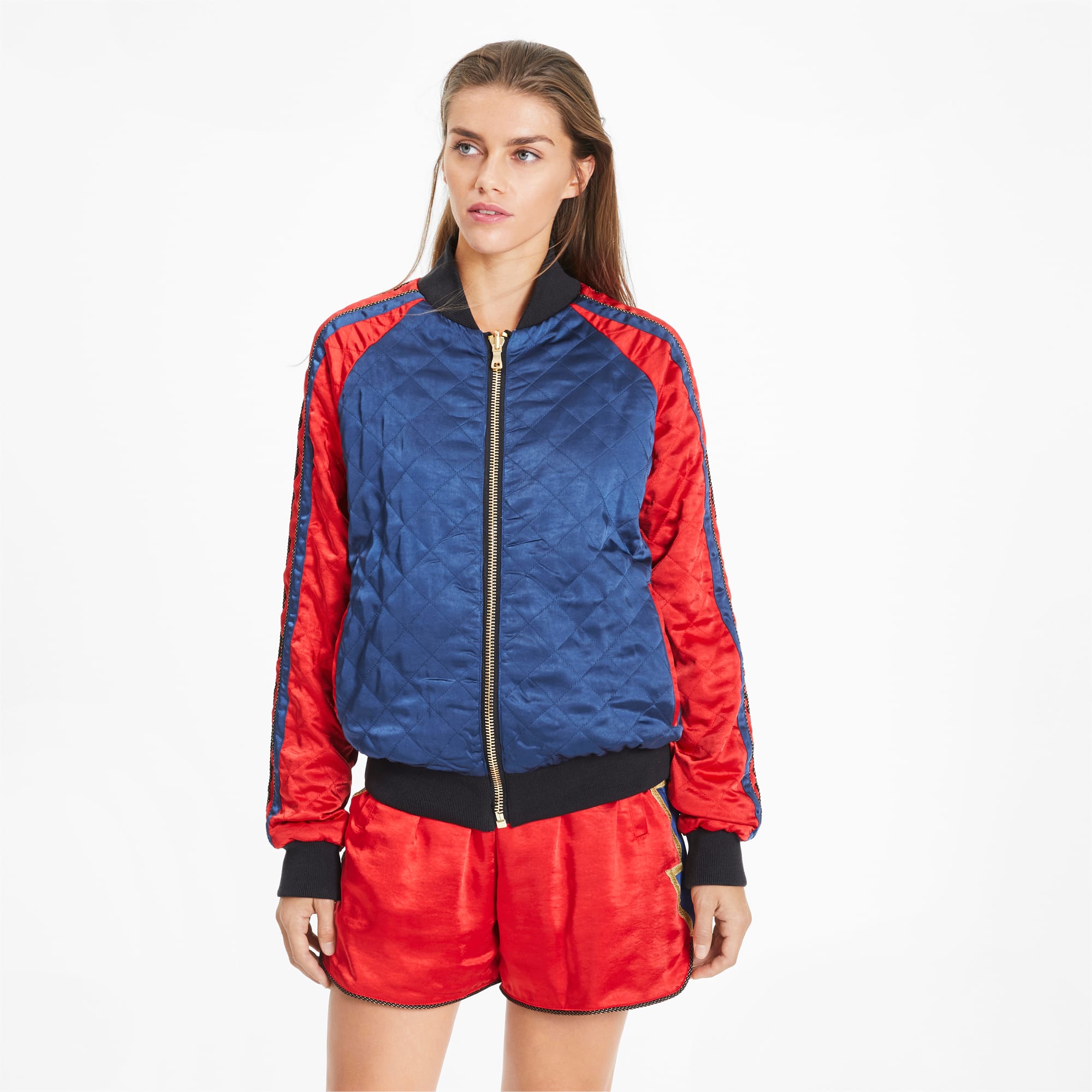 puma x balmain souvenir bomber jacket