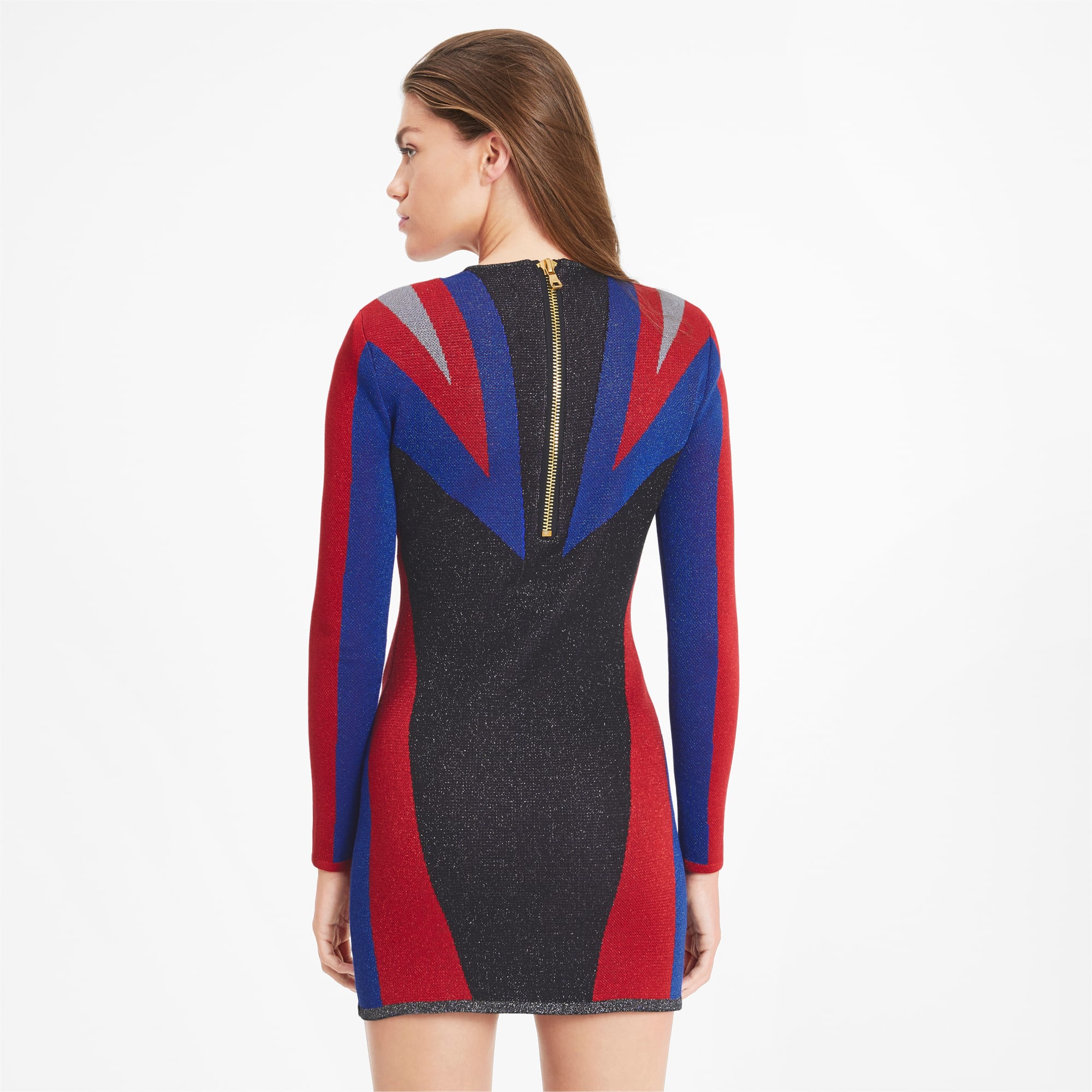 PUMA x BALMAIN Women s Jacquard Dress