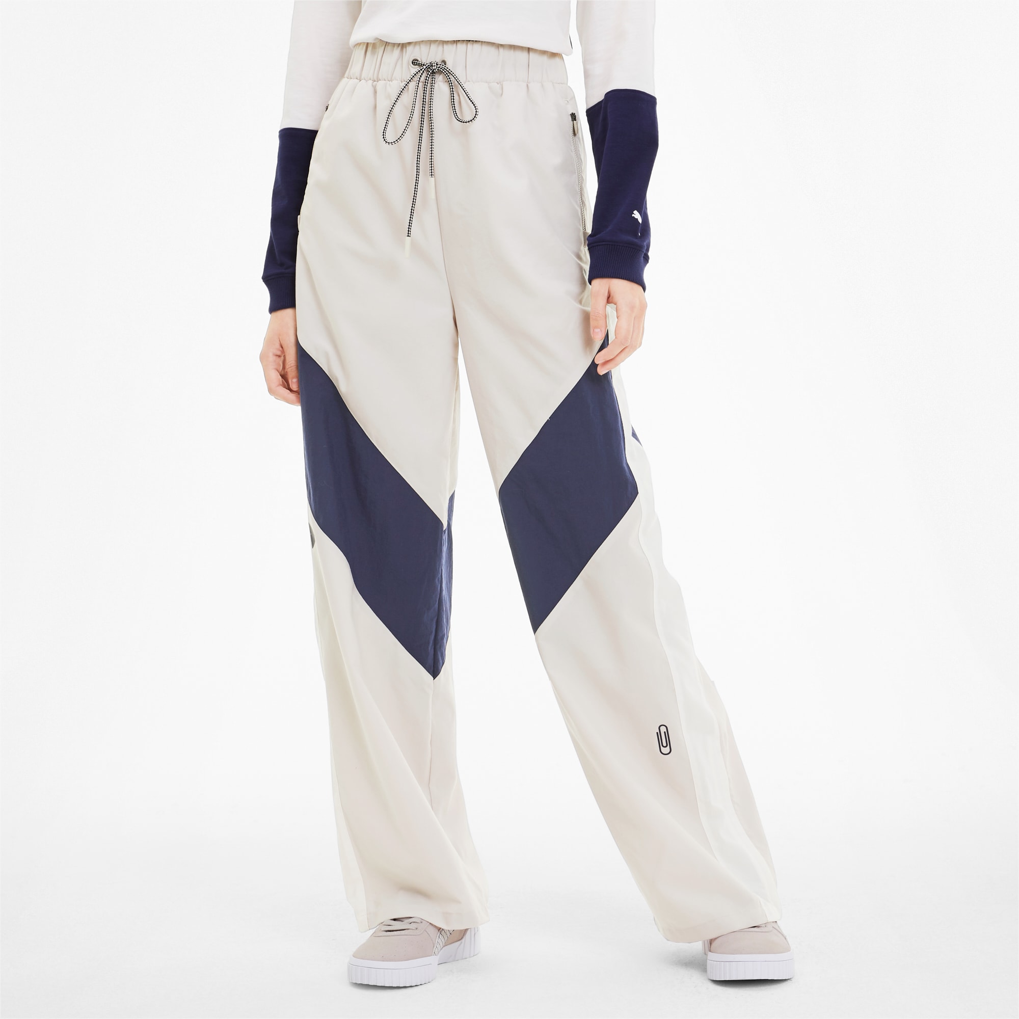 puma track pants grey