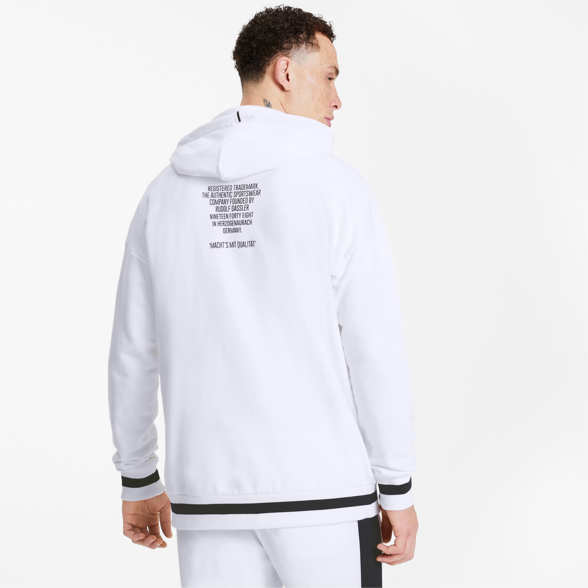 white puma hoodie