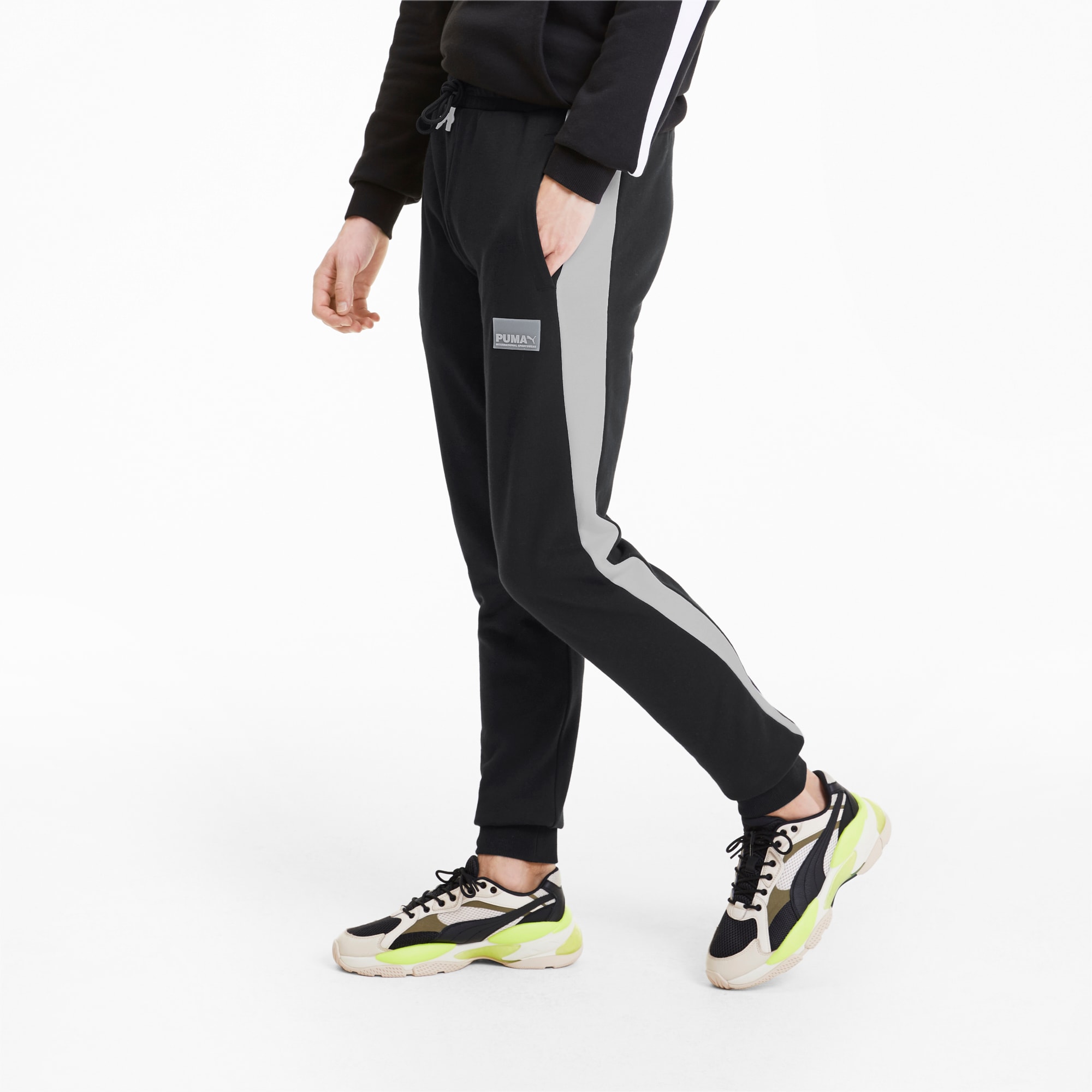 puma slim fit track pants