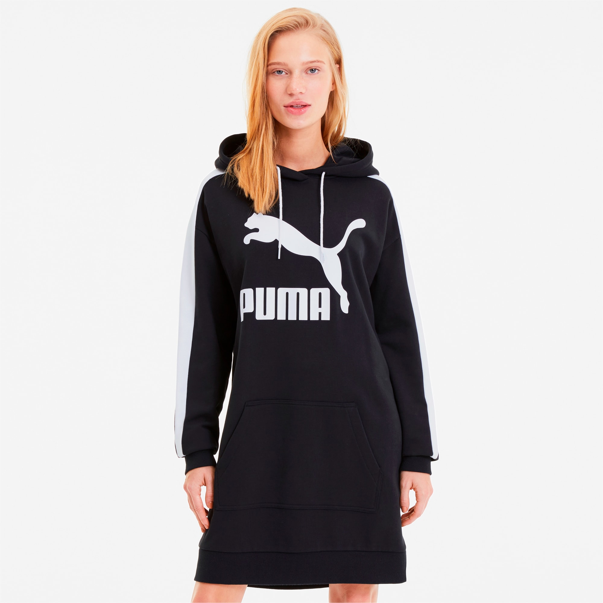 Puma classics logo t7 hoodie hot sale