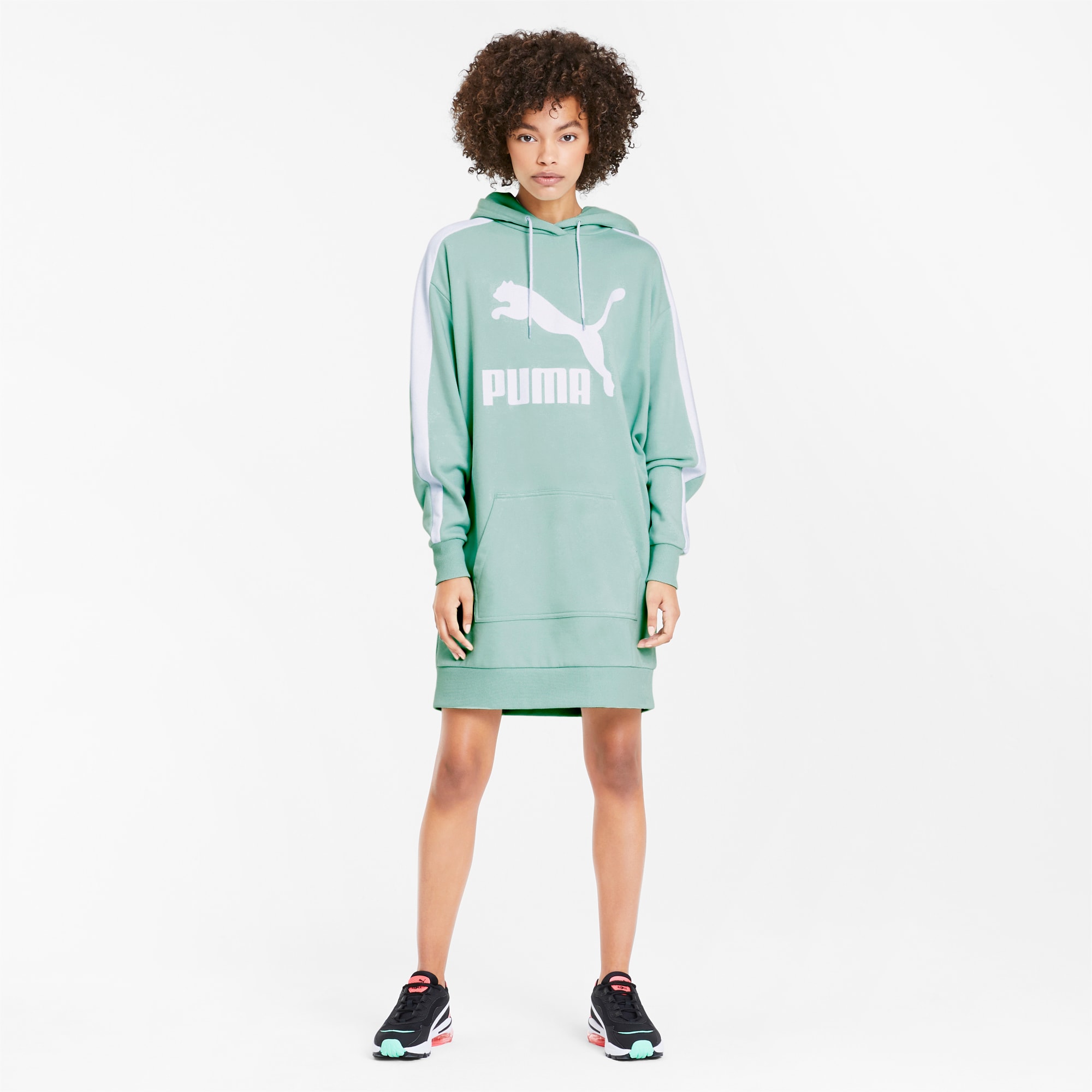 Puma t7 hooded dress hotsell