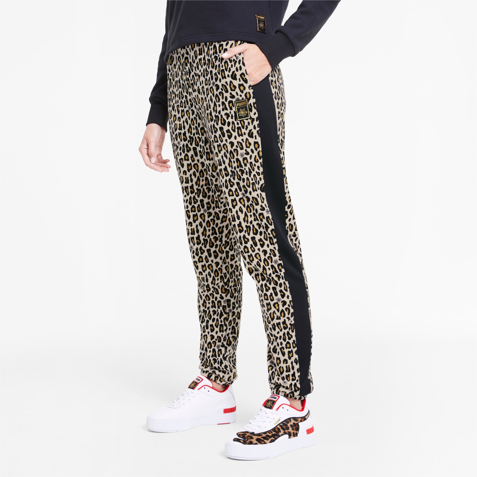 puma track pants white