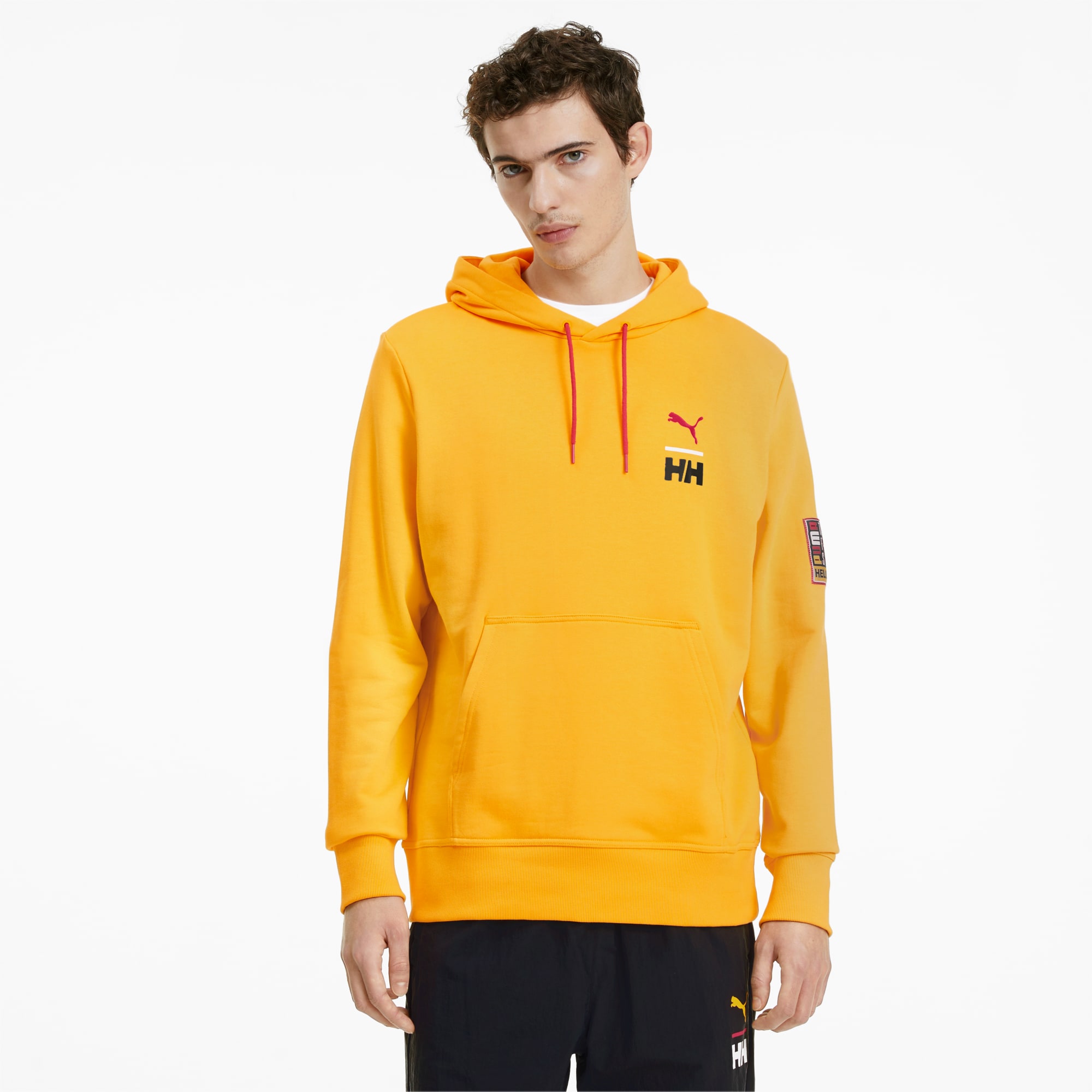 puma hoodie orange