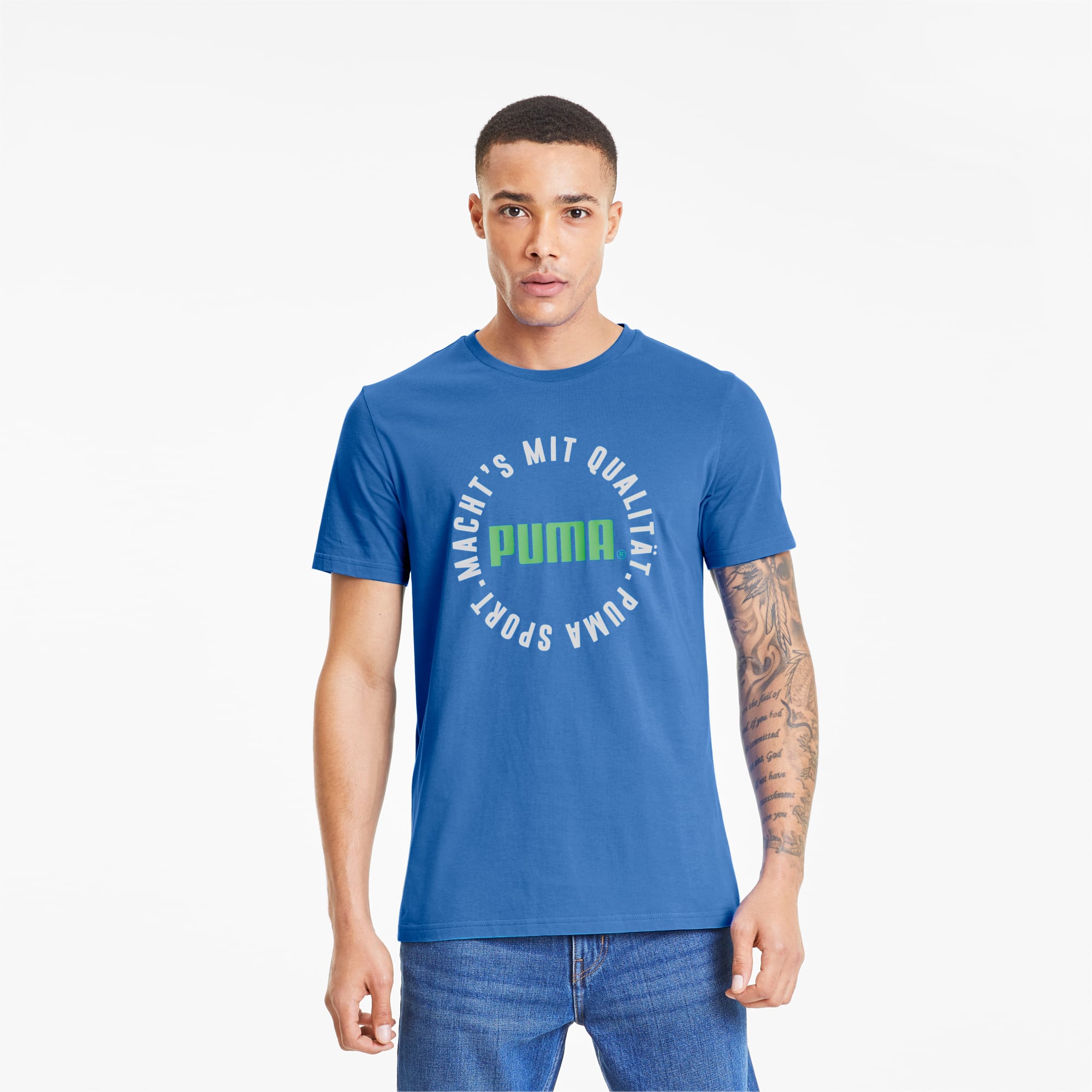 Graphic Tailored for Sport Men's Tee, Palace Blue, large-SEA