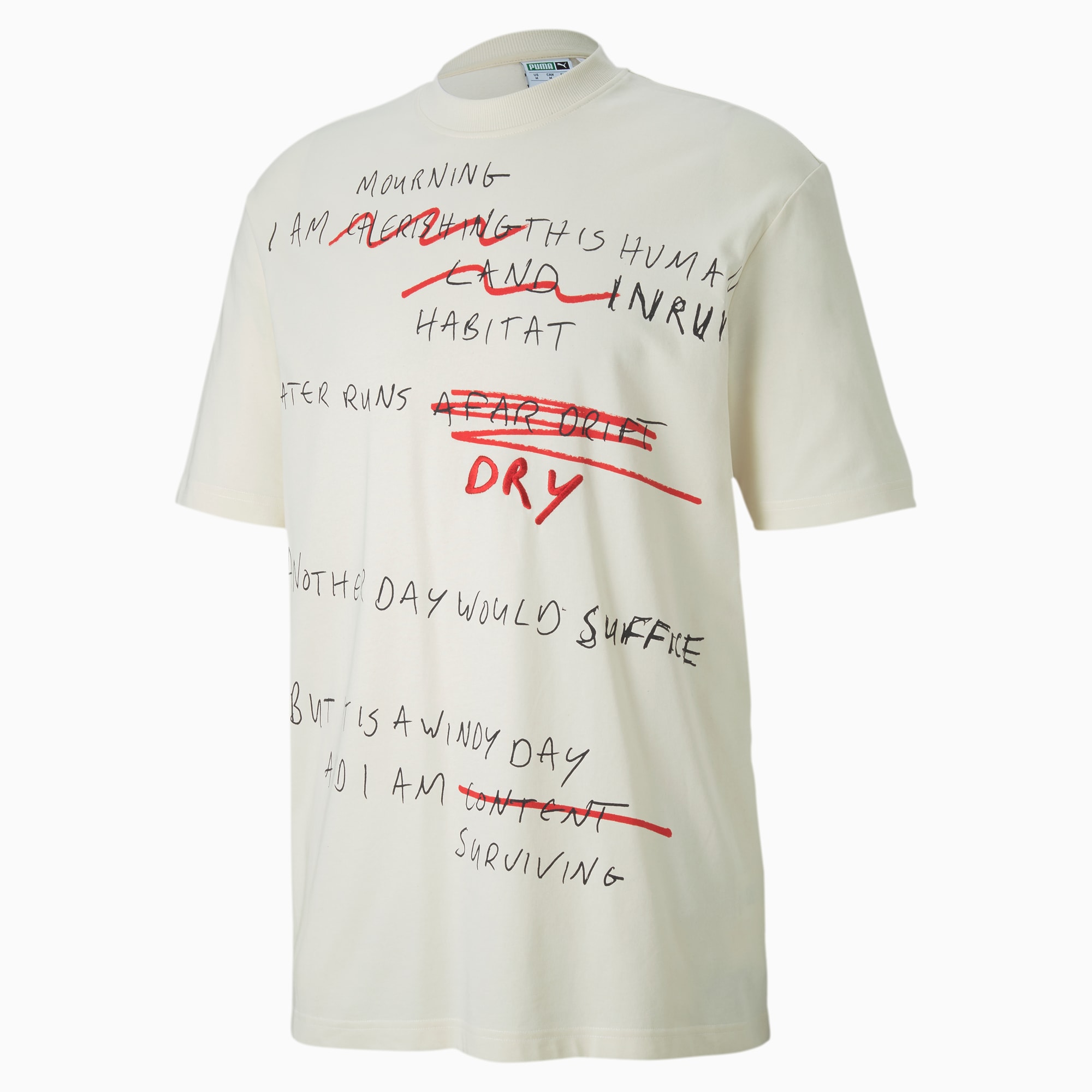puma white tee shirts