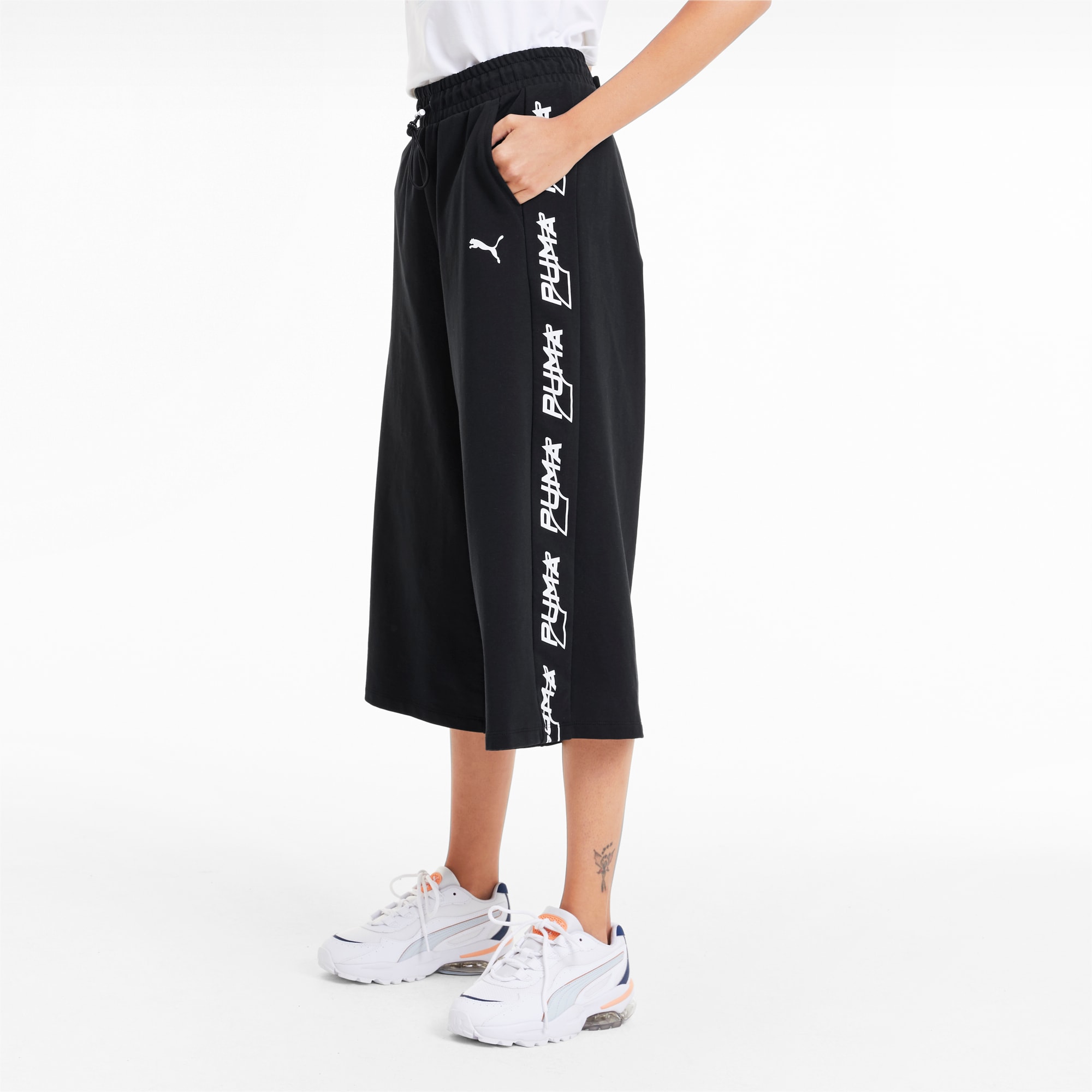 puma 3 4 length shorts