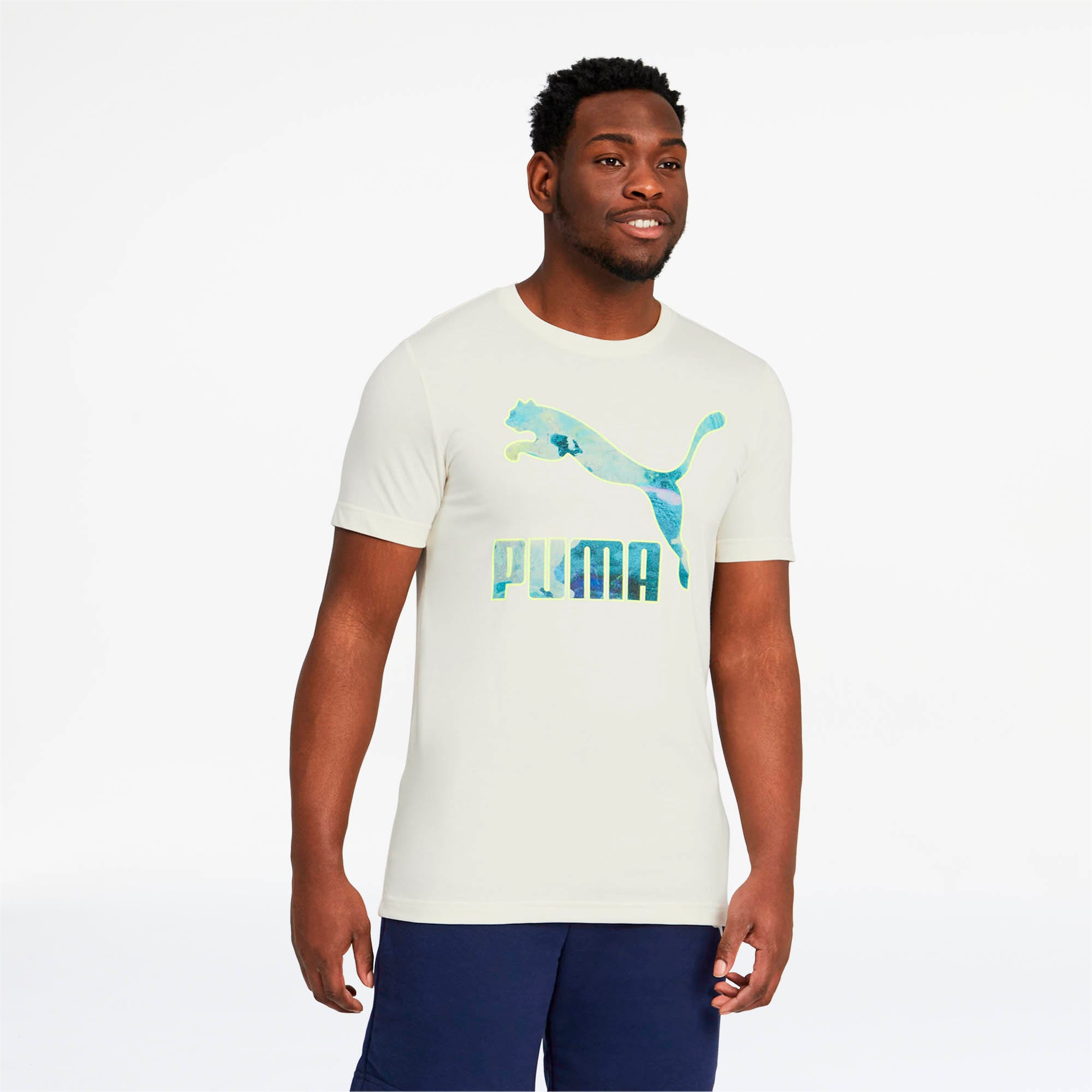 puma archive graphic logo tee