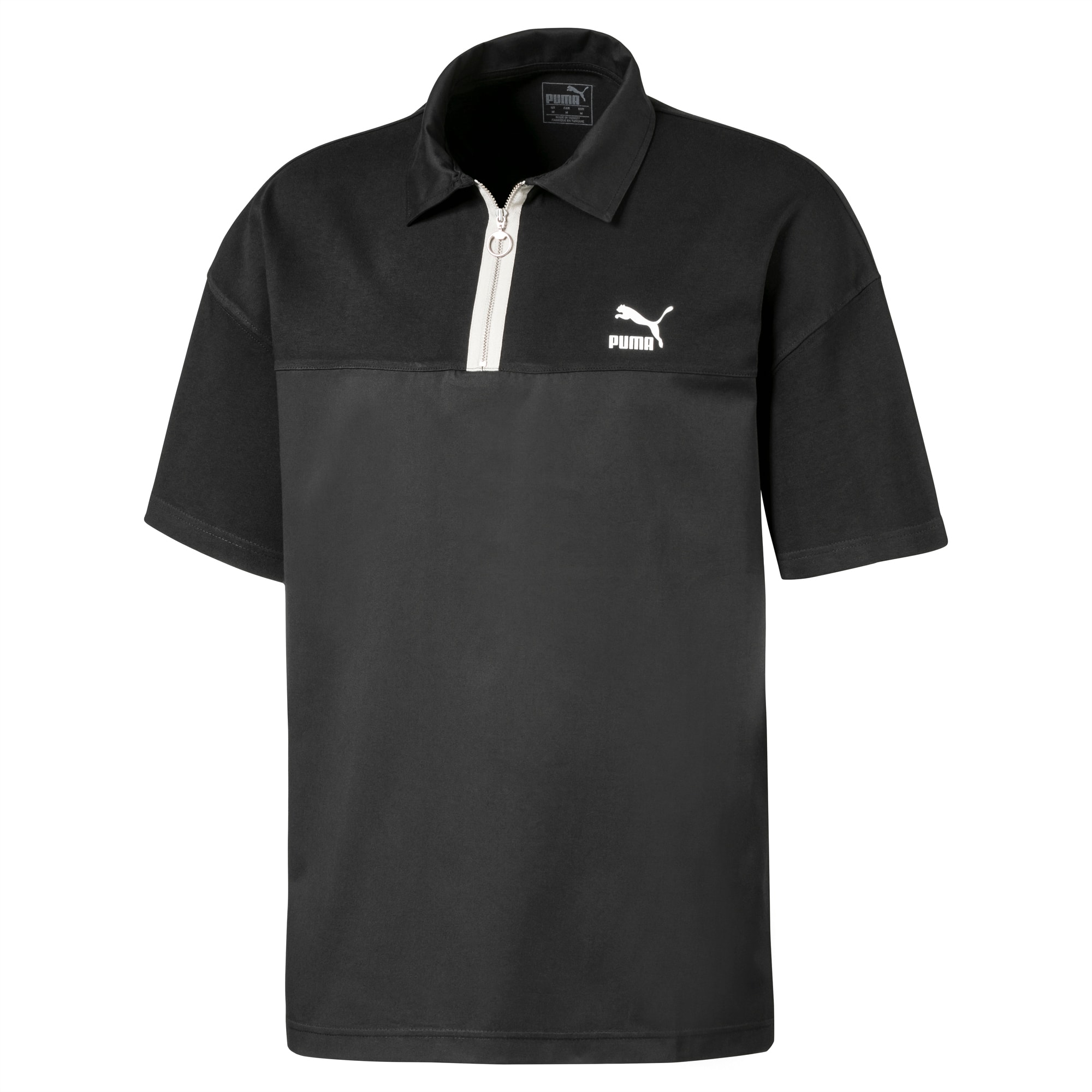 boxy polo shirt
