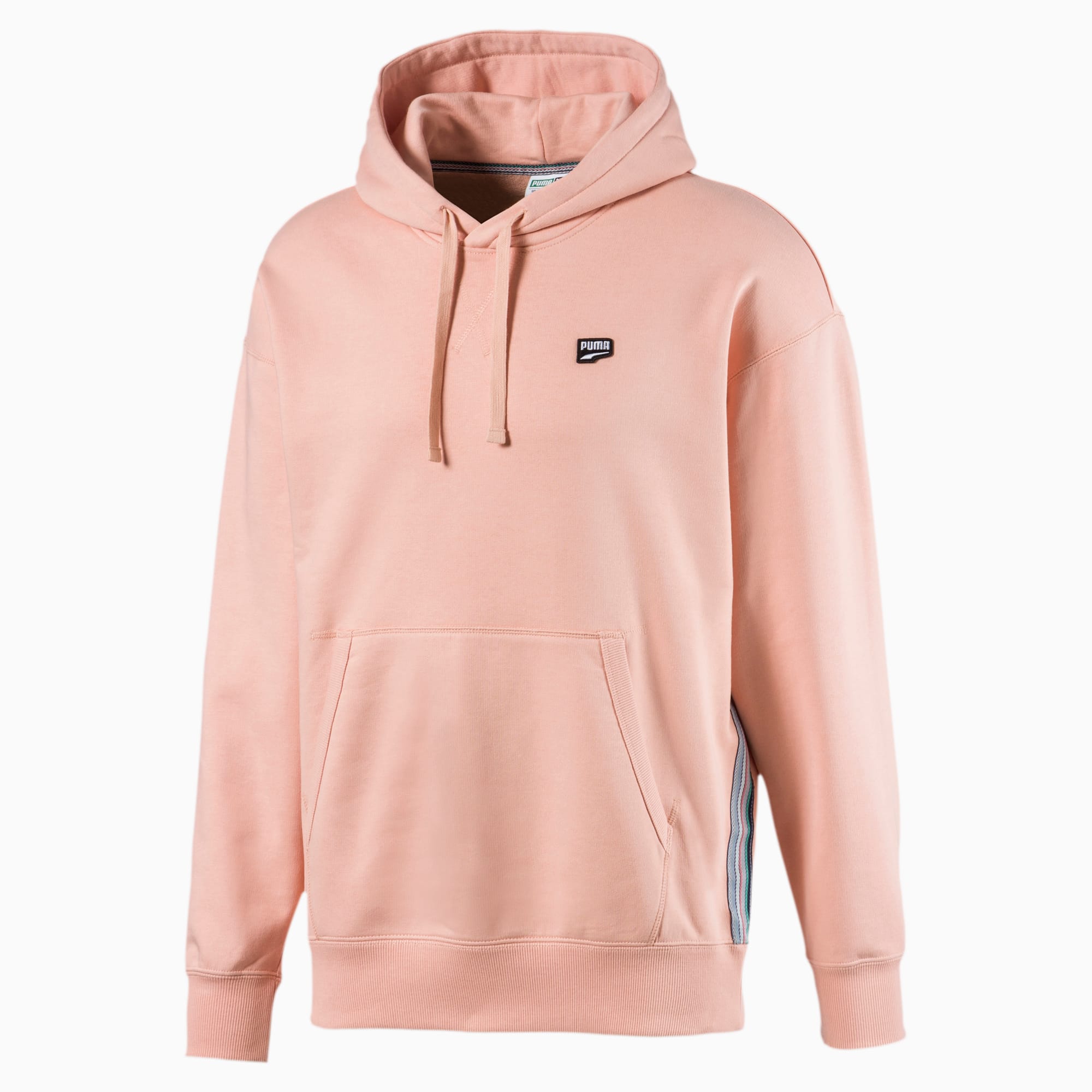 mens pink puma hoodie