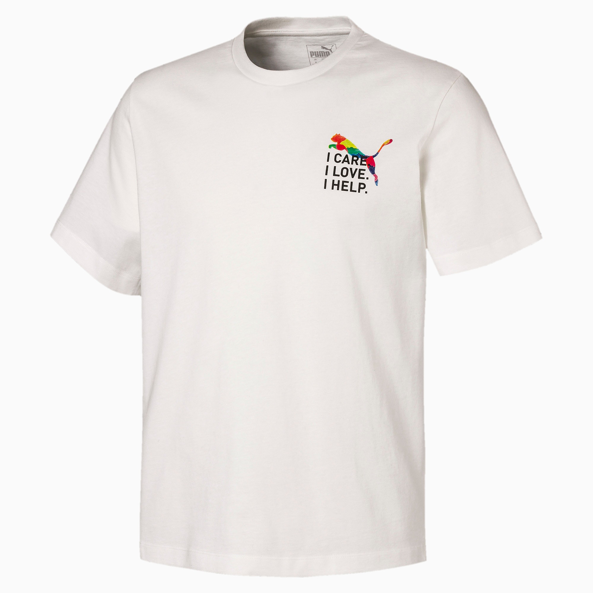 puma white tee shirts