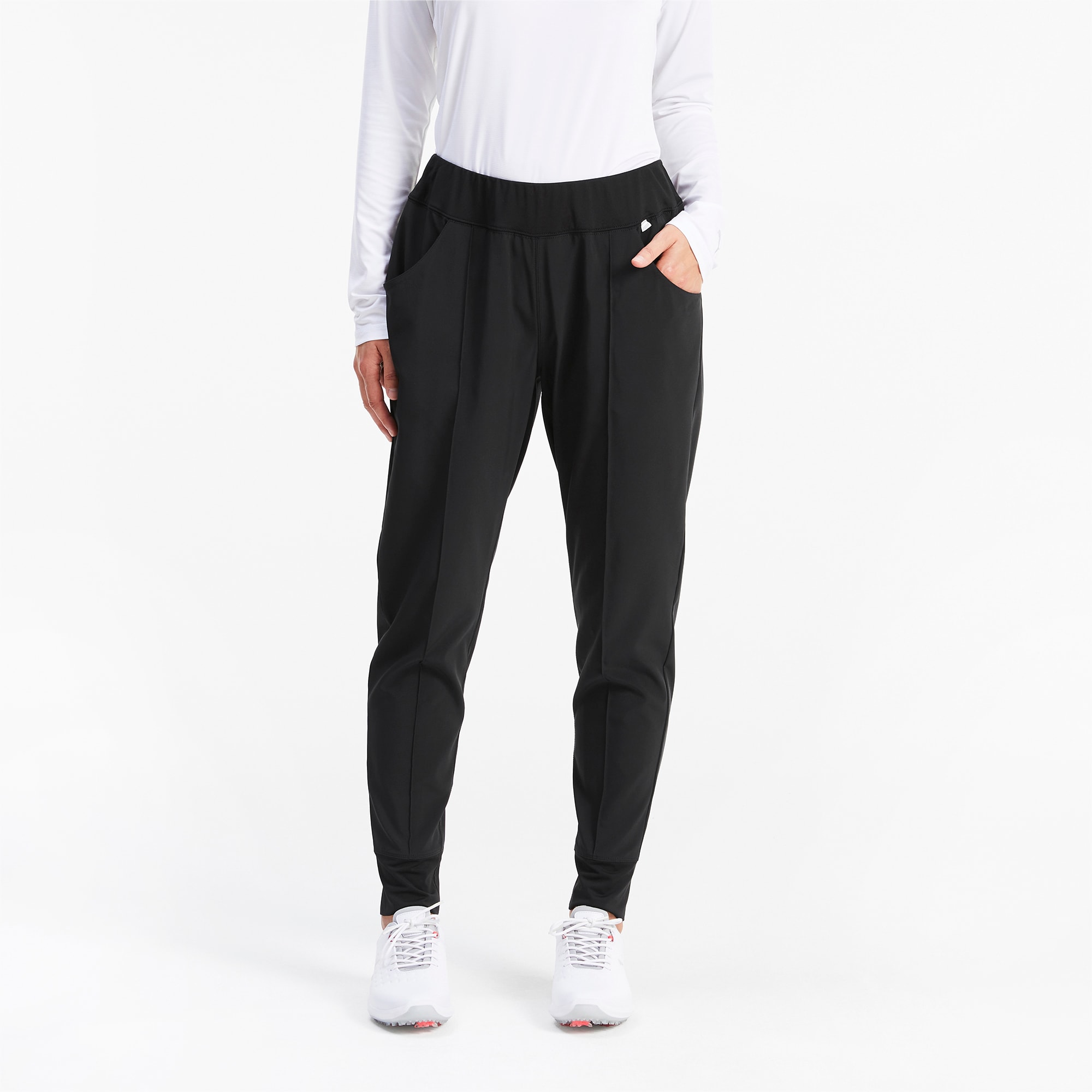 puma black joggers womens