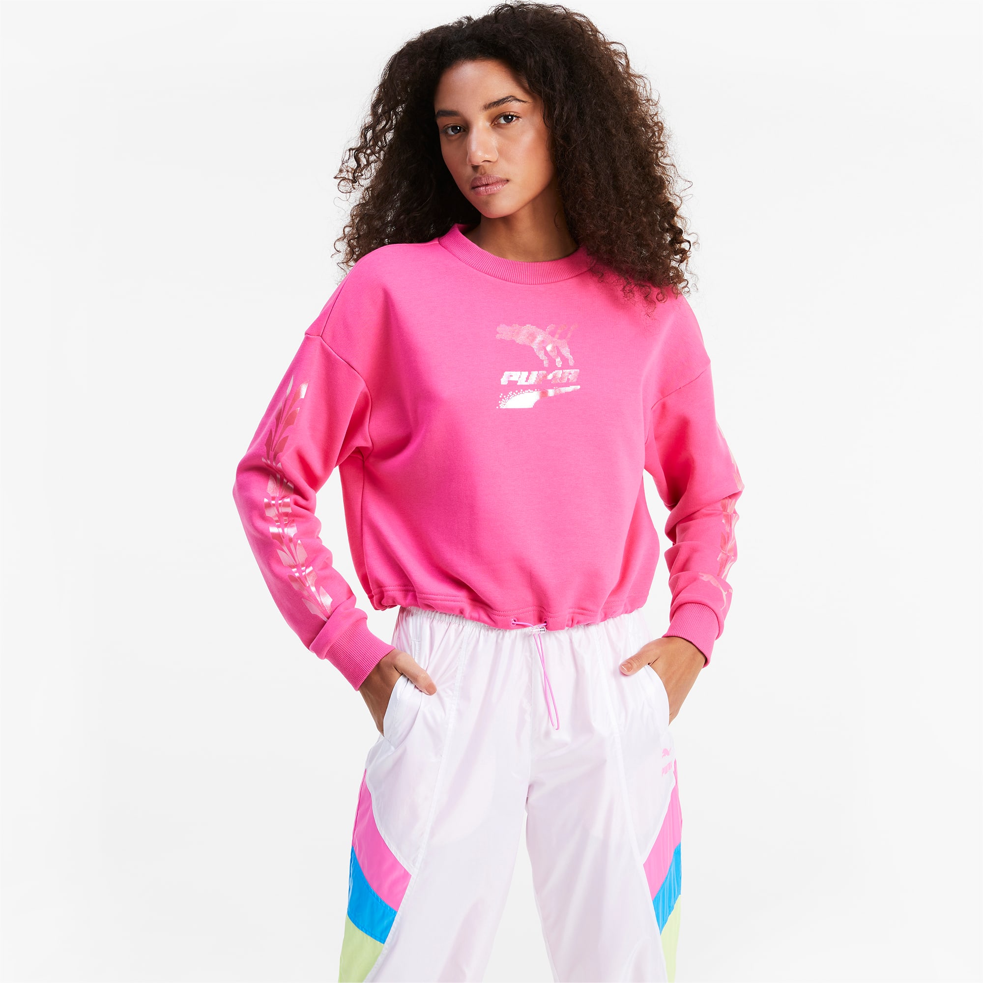 puma pink sweater