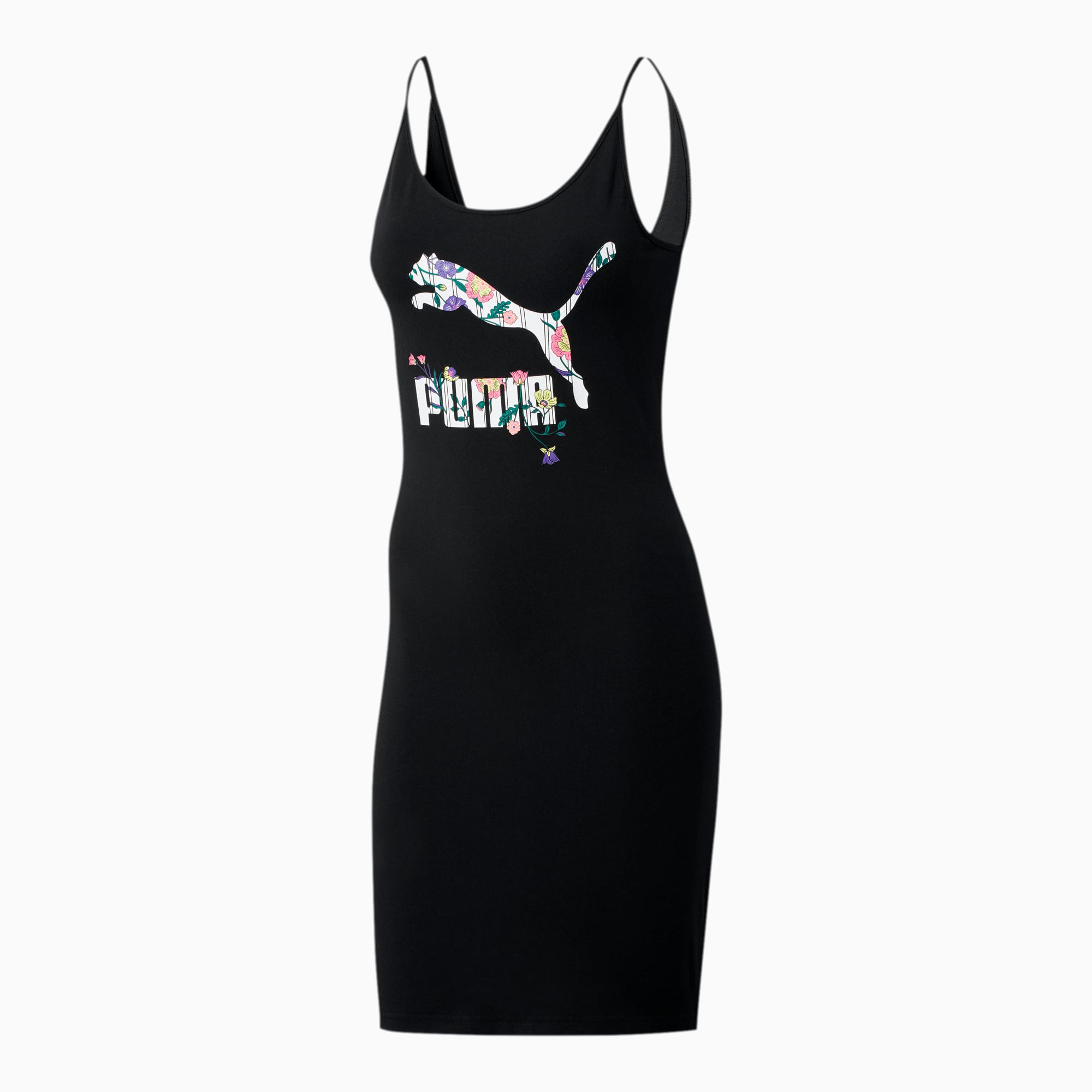 black and gold puma dress